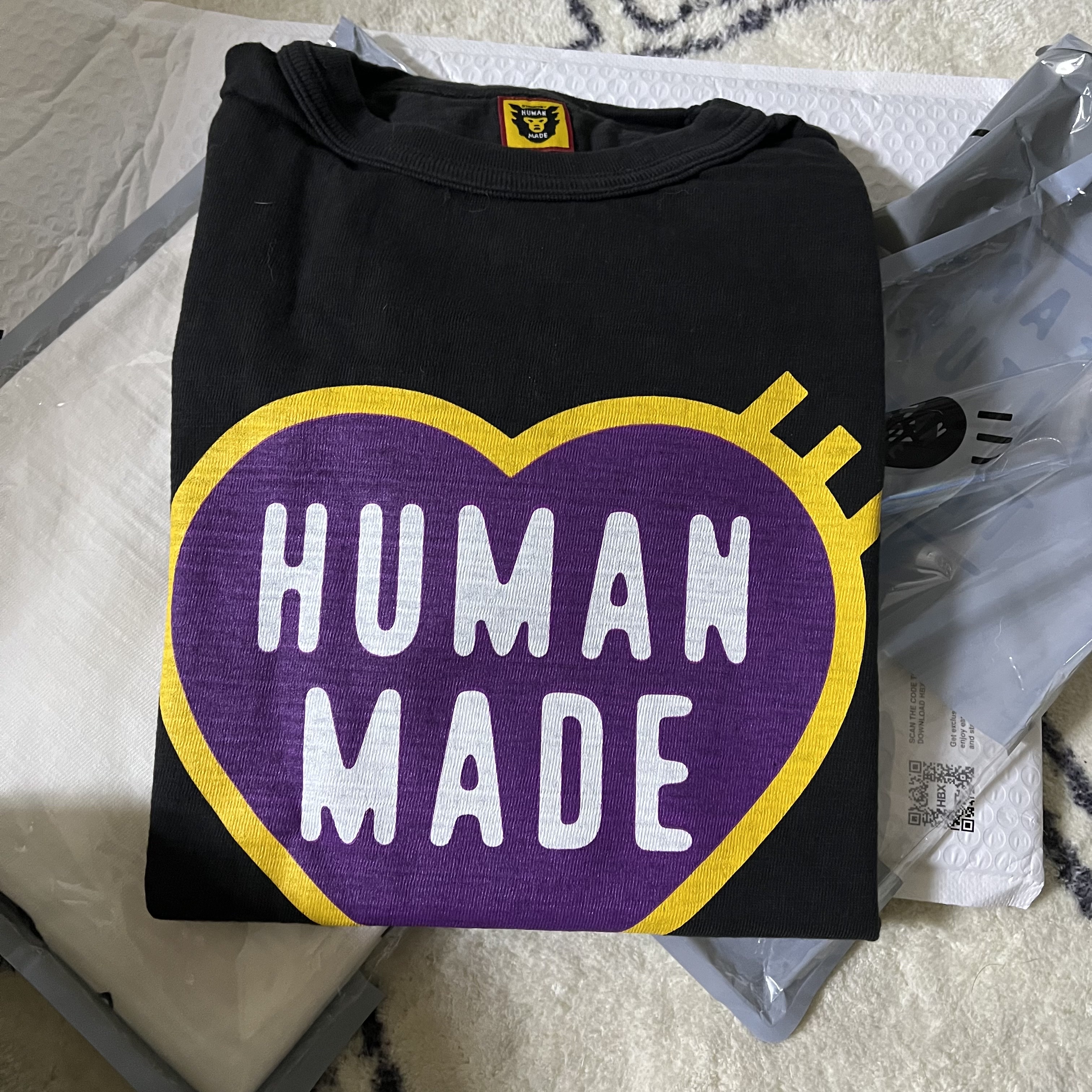 Human Made Graphic T-Shirt #12 Black 착용 스타일