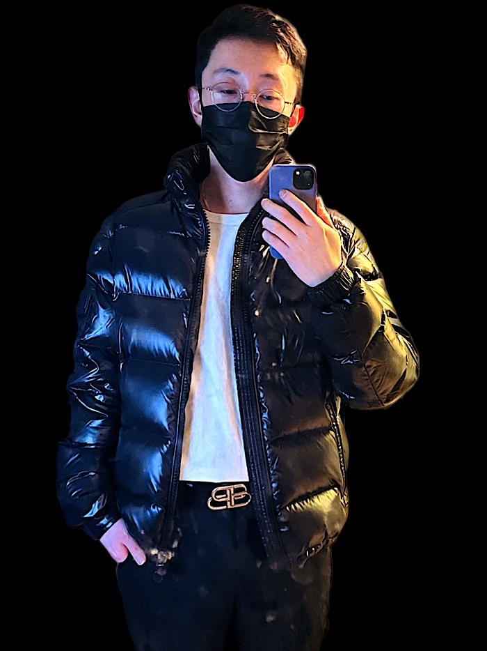 Moncler Maya Short Down Jacket Black - 22FW 착용 스타일