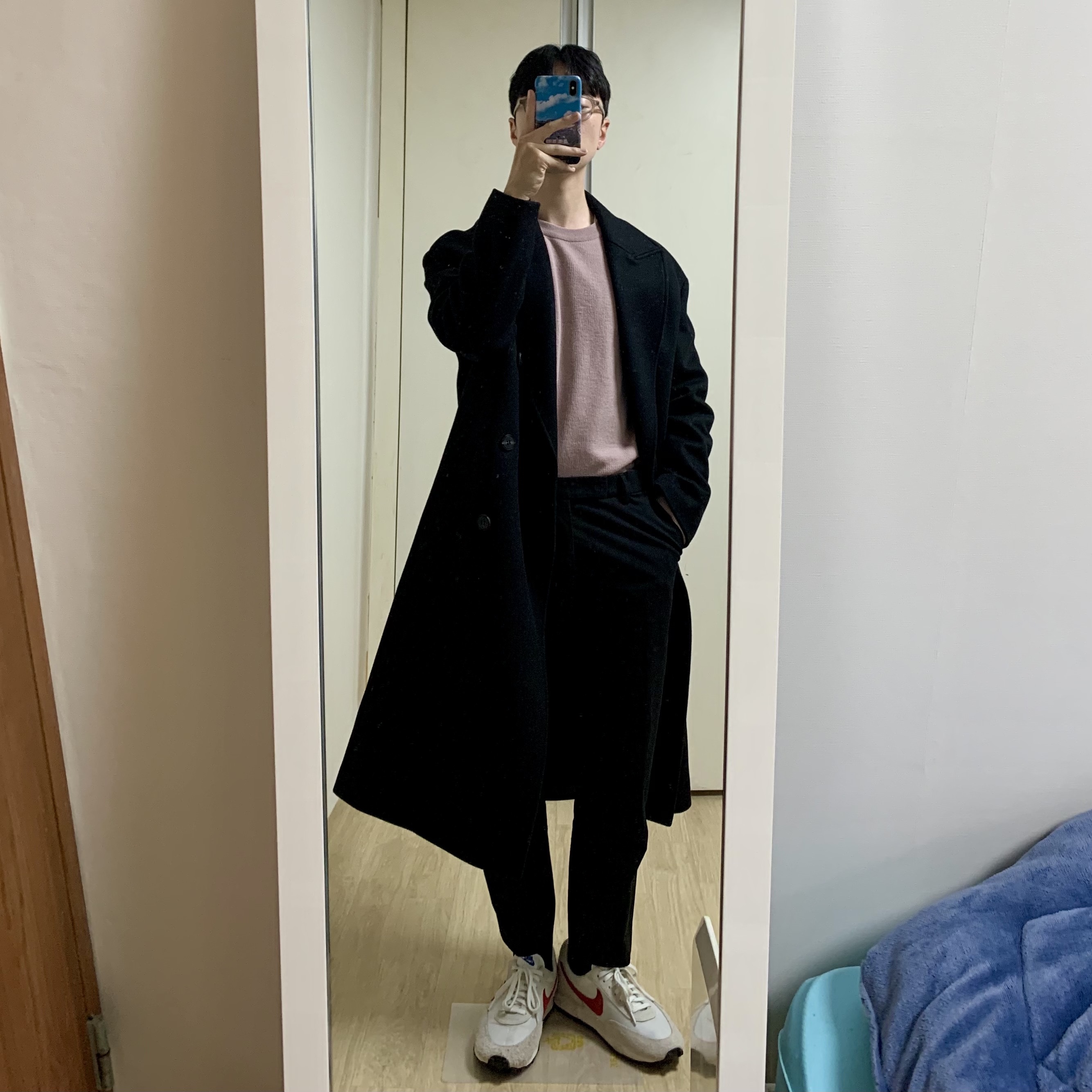 Nike Daybreak SP White University Red 착용 스타일 - 1