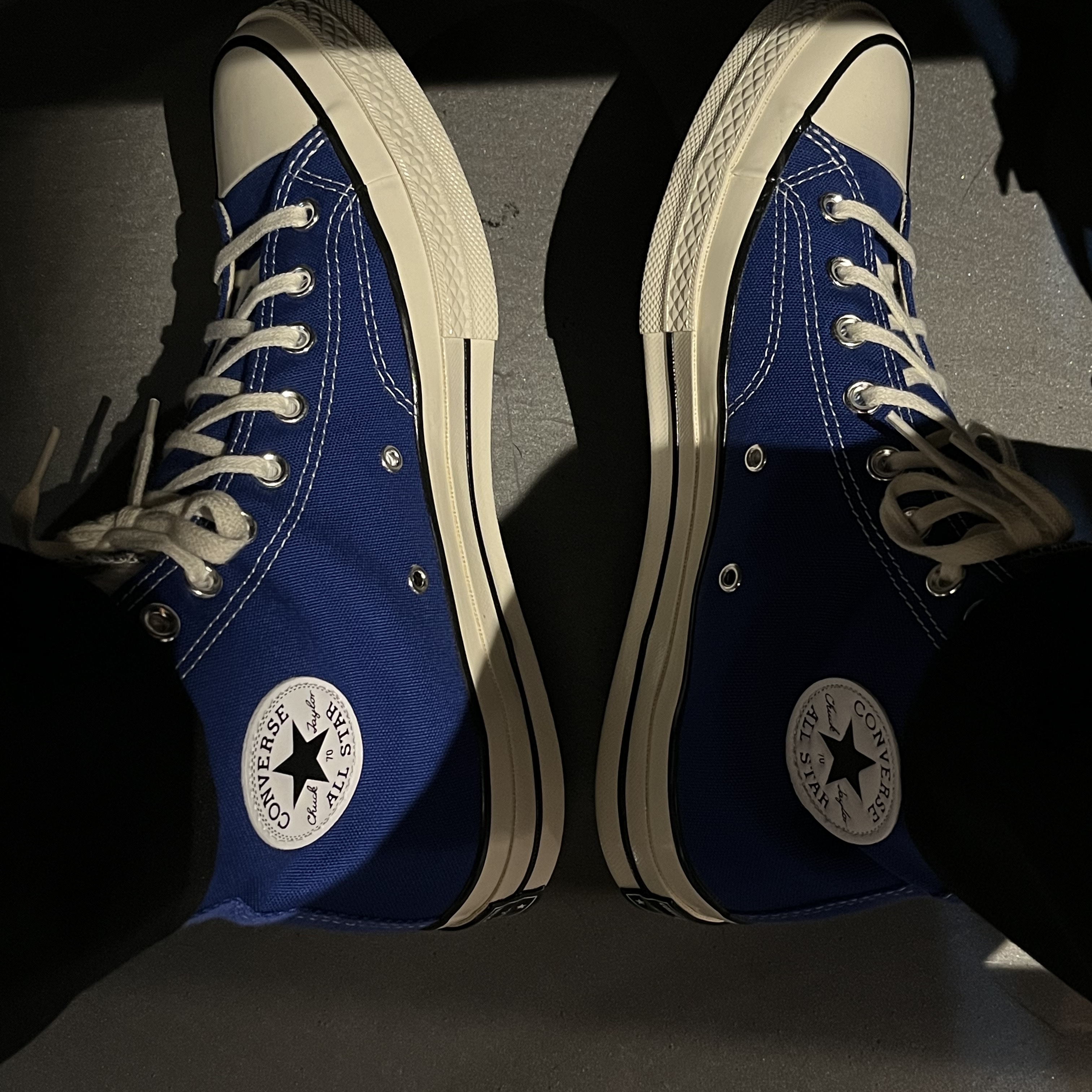 Converse Chuck 70 High Rush Blue 착용 스타일