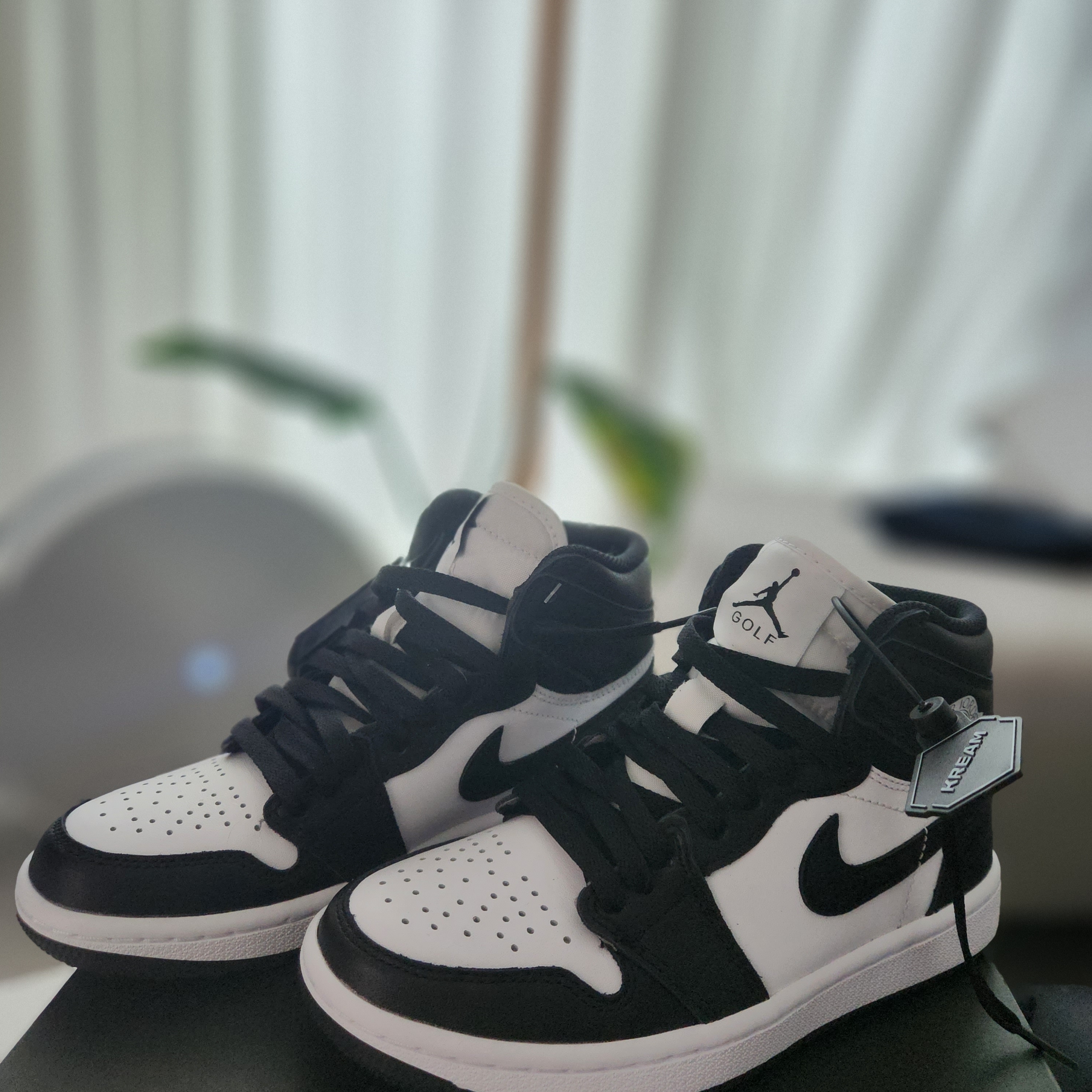 Jordan 1 High Golf White Black 착용 스타일