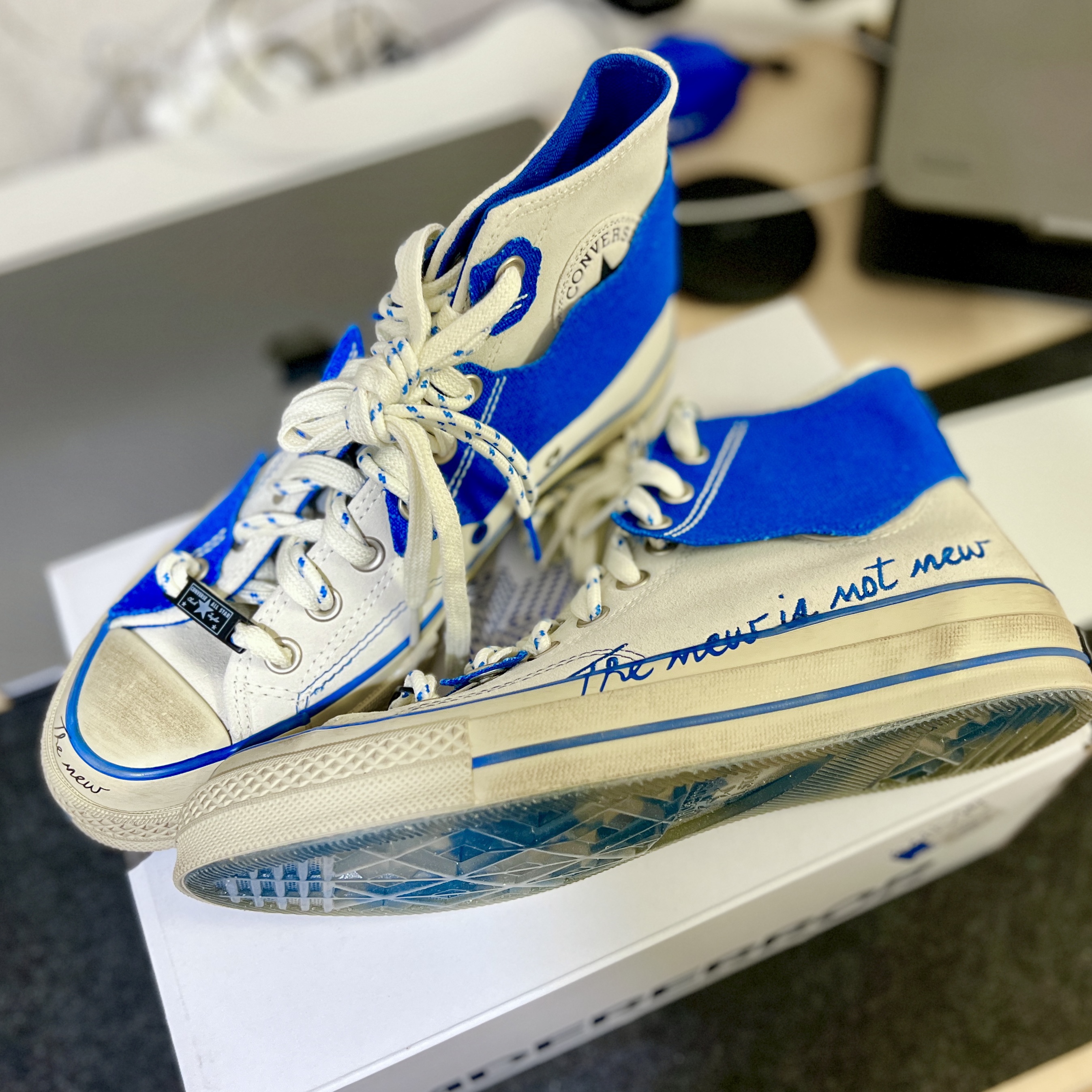 Converse x Ader Error Chuck 70 High White 착용 스타일 - 4