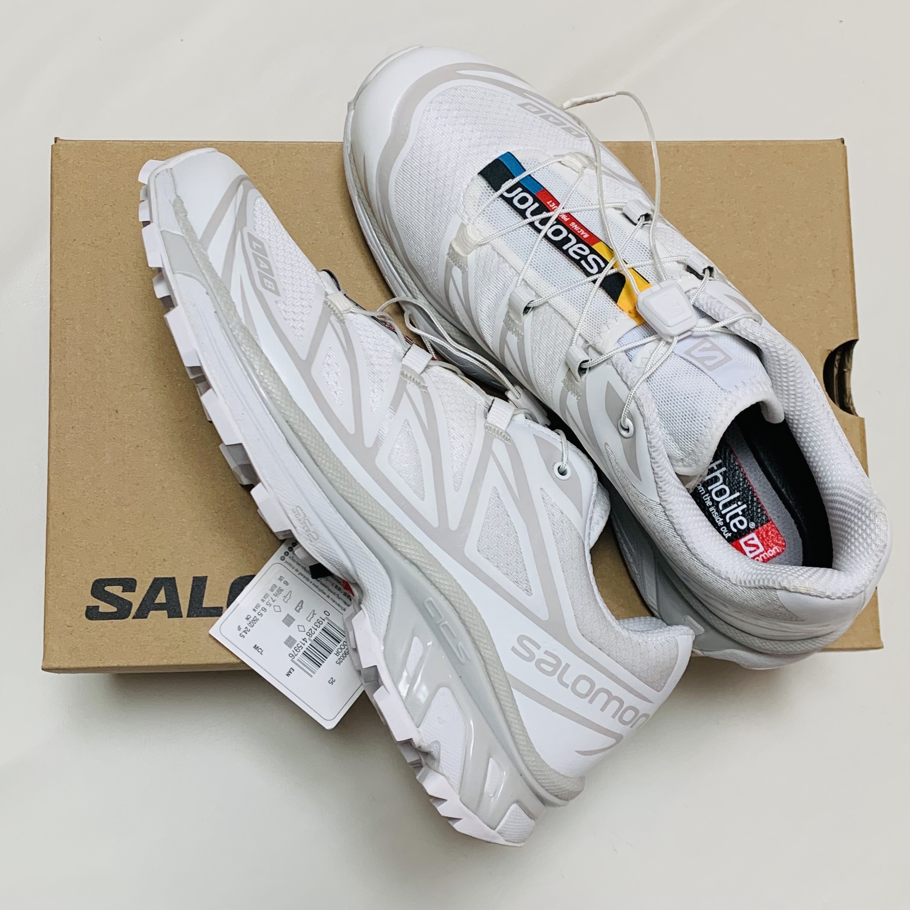Salomon XT-6 ADV White 착용 스타일