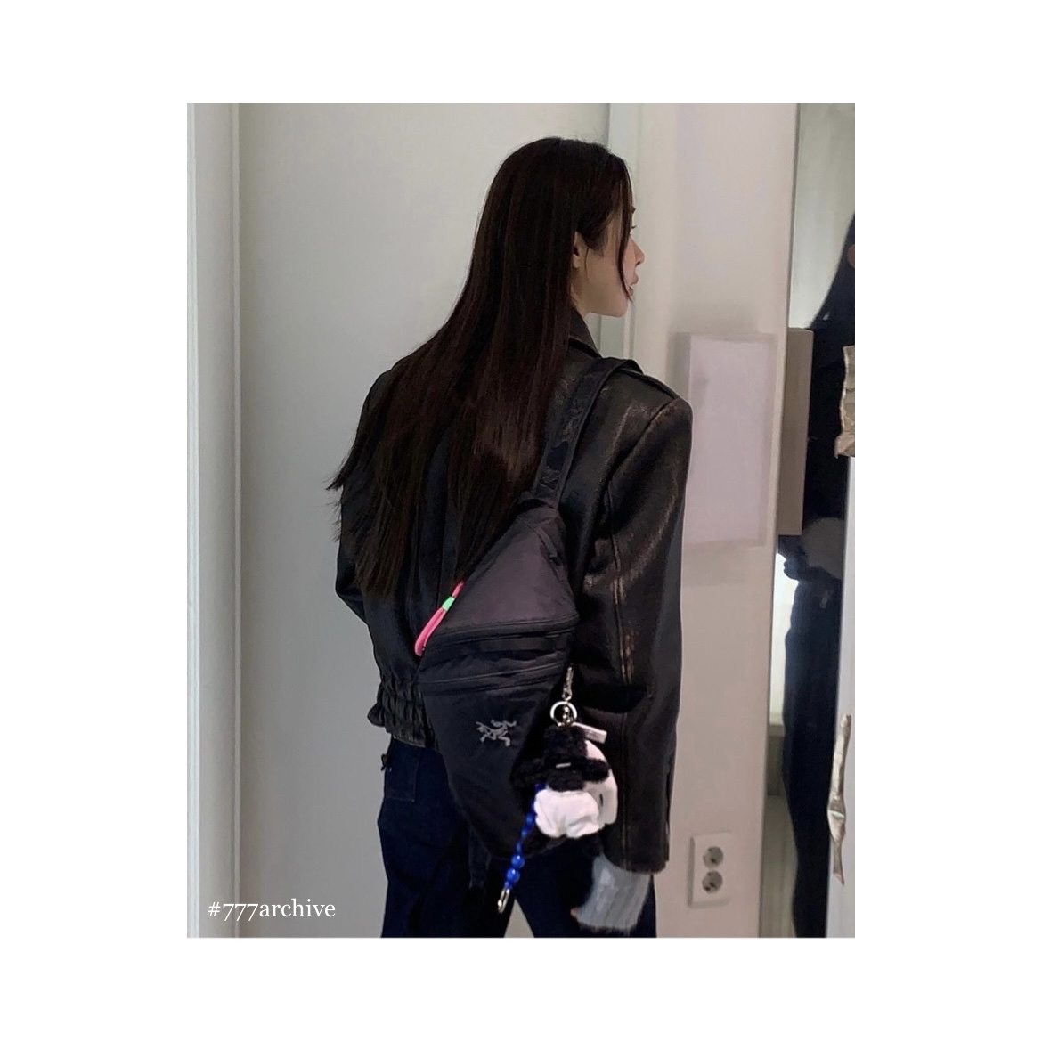 Arc'teryx Heliad 15 Backpack Black 착용 스타일 - 1