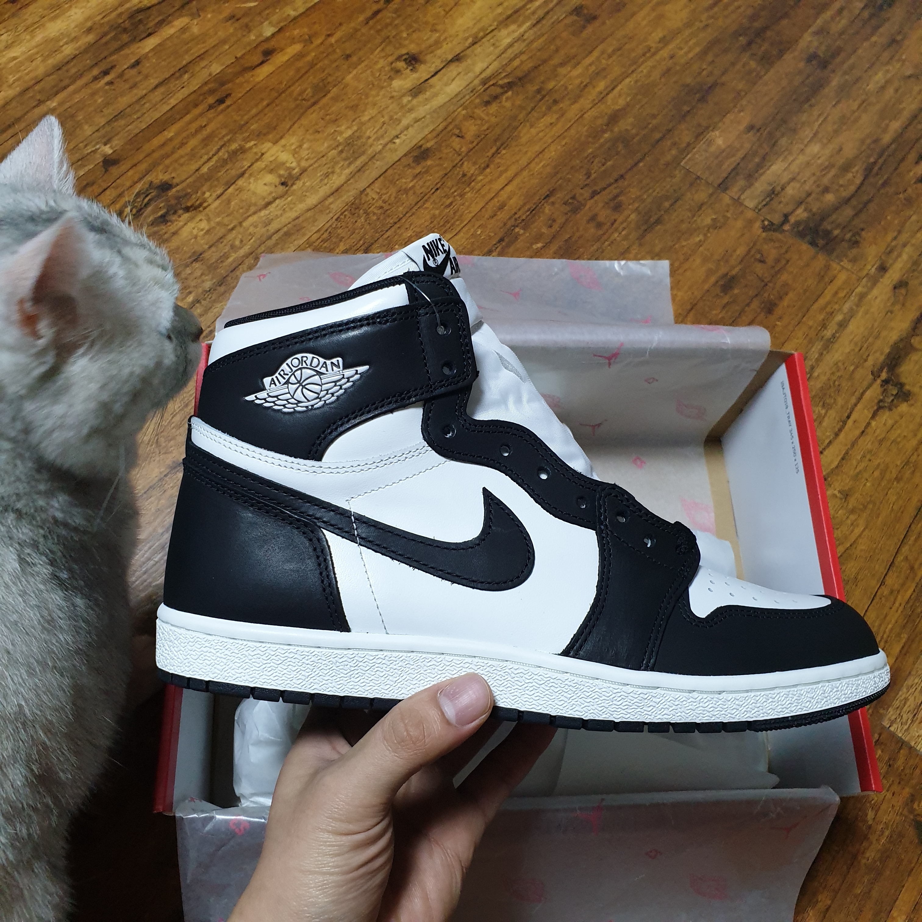 Jordan 1 High 85 Black White 착용 스타일 - 1