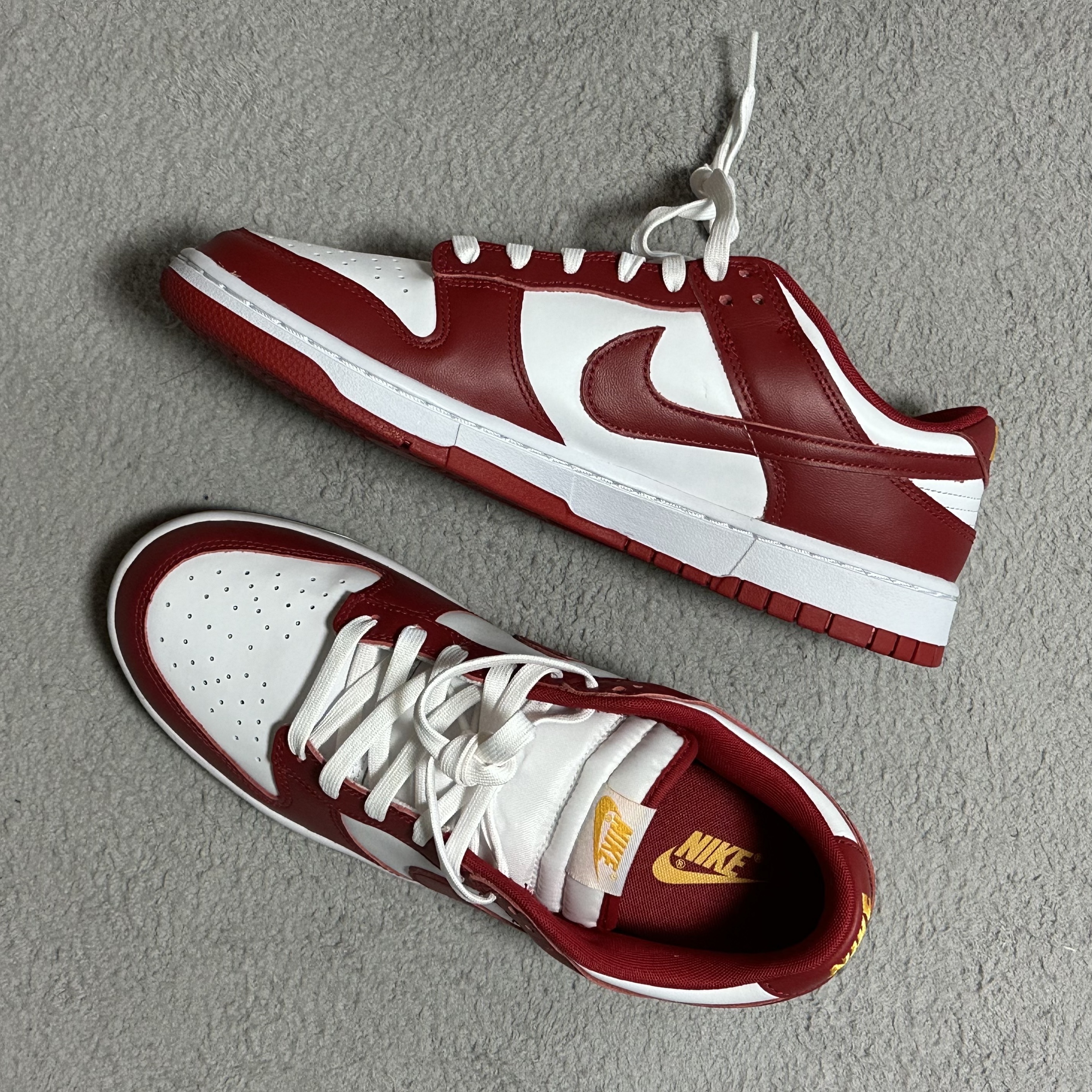 Nike Dunk Low Retro Gym Red 착용 스타일 - 2