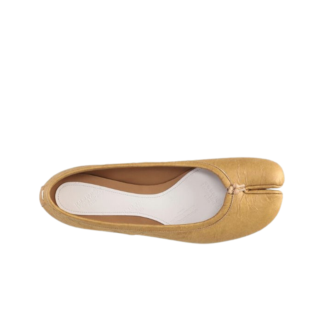 S58WZ0042P4717T2141 (W) Maison Margiela Tabi Ballerina Shoes Beige - #2