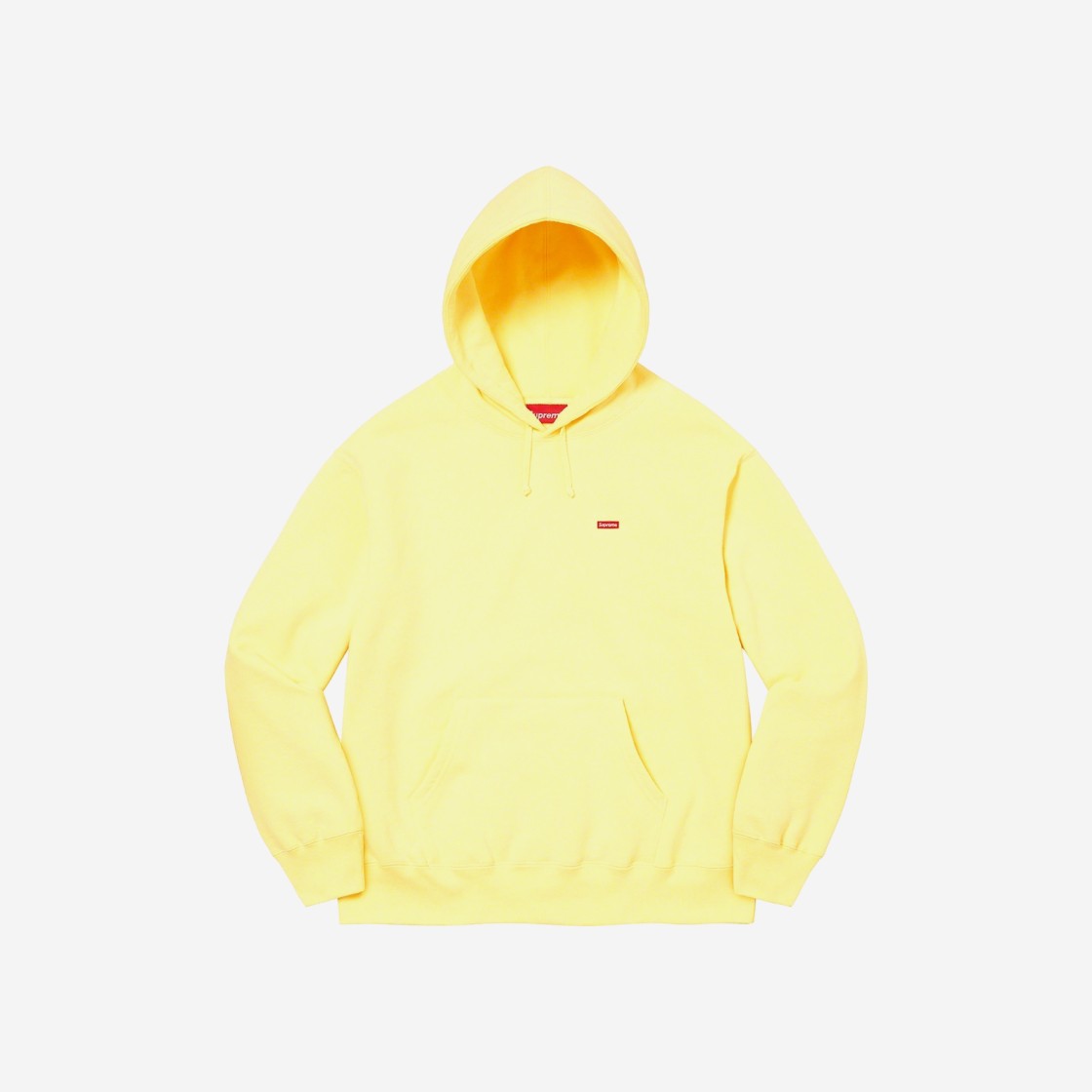 Supreme Small Box Hooded Sweatshirt Light Yellow - 23SS 상세 이미지 1