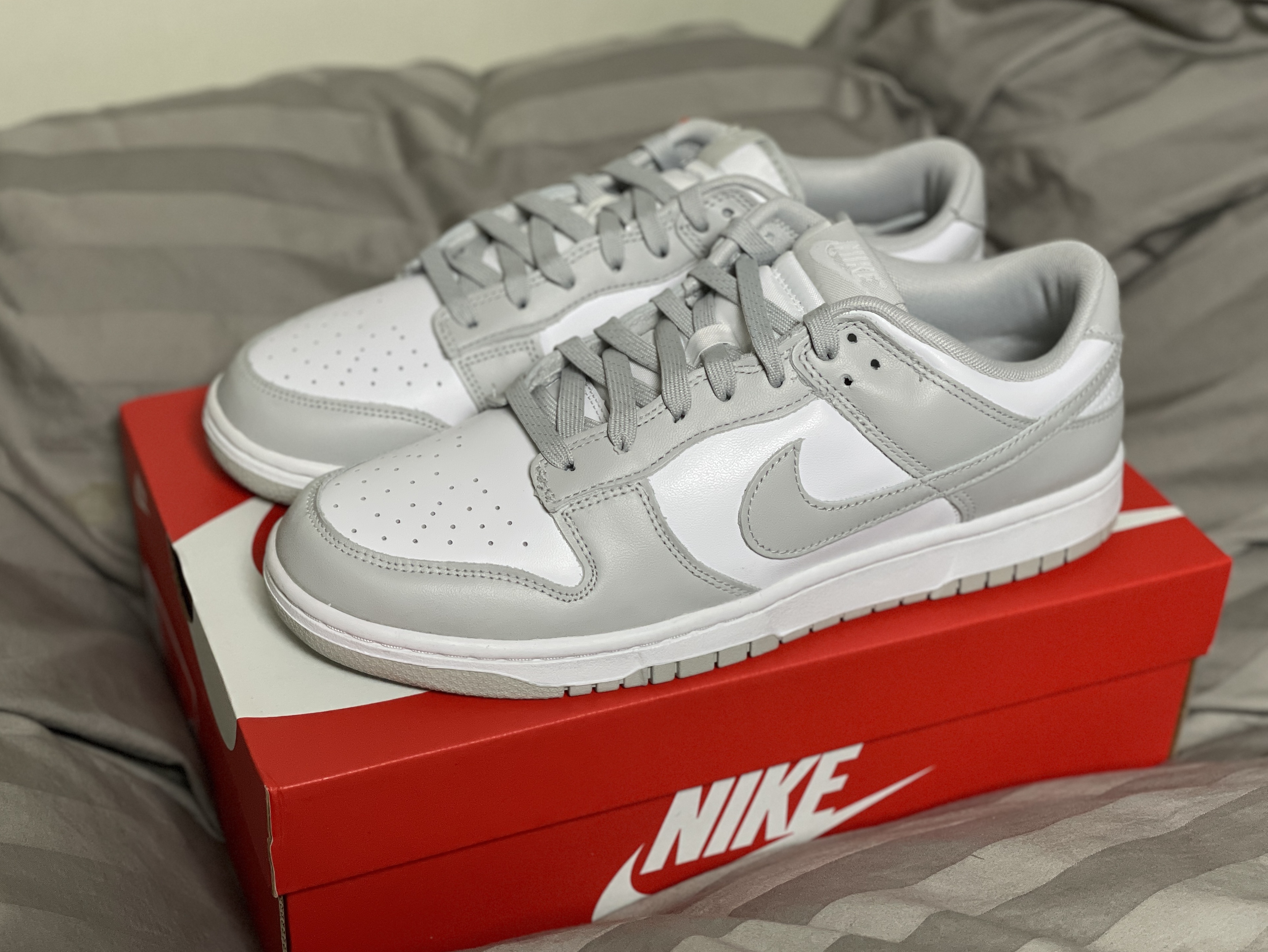 Nike Dunk Low Retro Grey Fog 착용 스타일