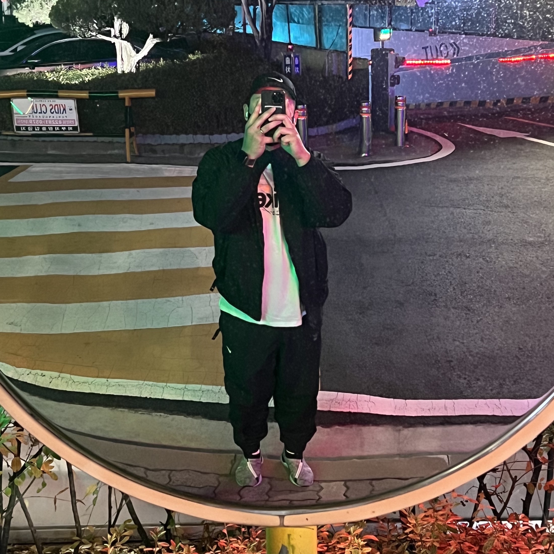Nike NRG Solo Swoosh Woven Track Jacket Black - US/EU, Nike NRG Solo Swoosh Woven Track Pants Black White - US/EU 착용 스타일