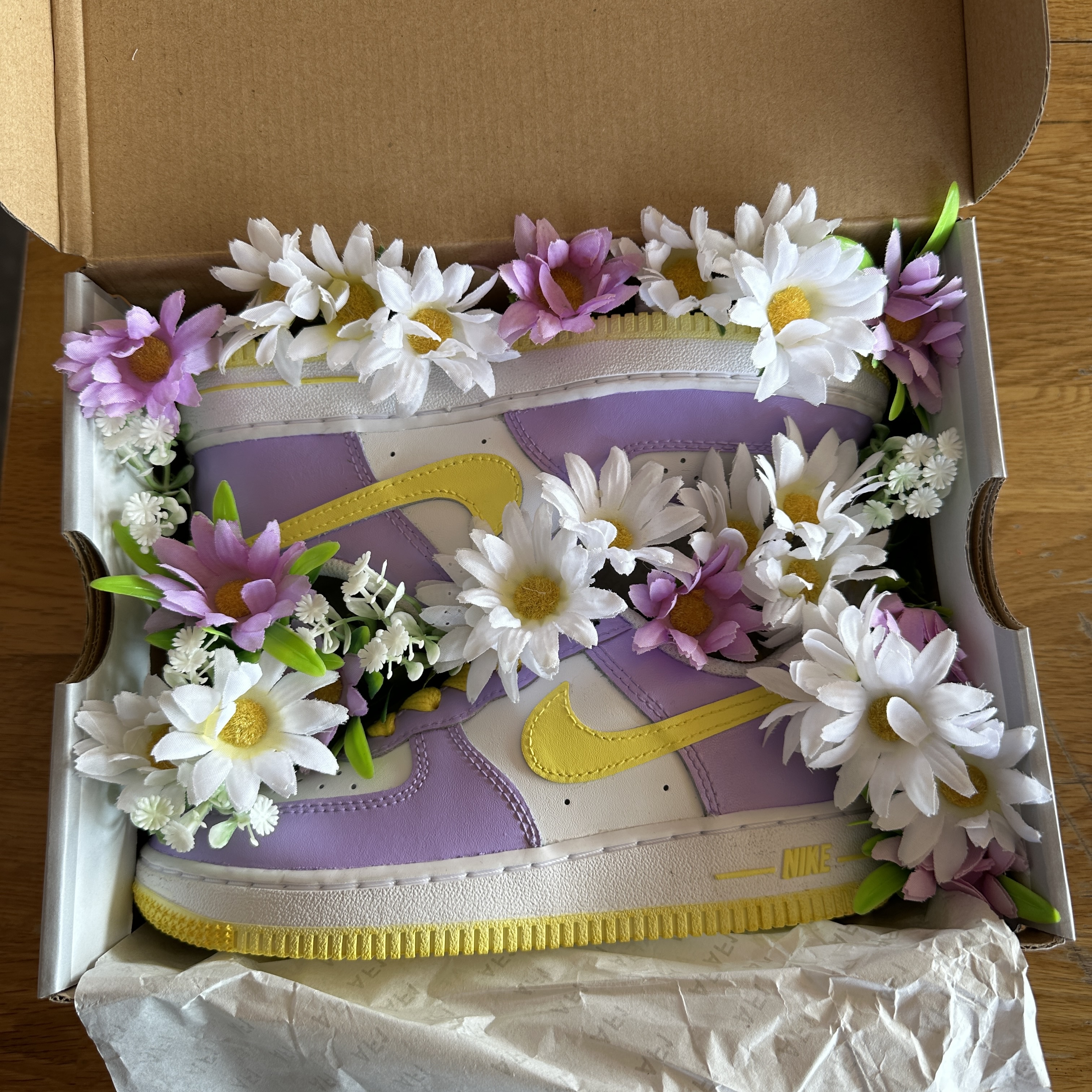 (PS) Nike Force 1 Low Triple White 착용 스타일 - 1