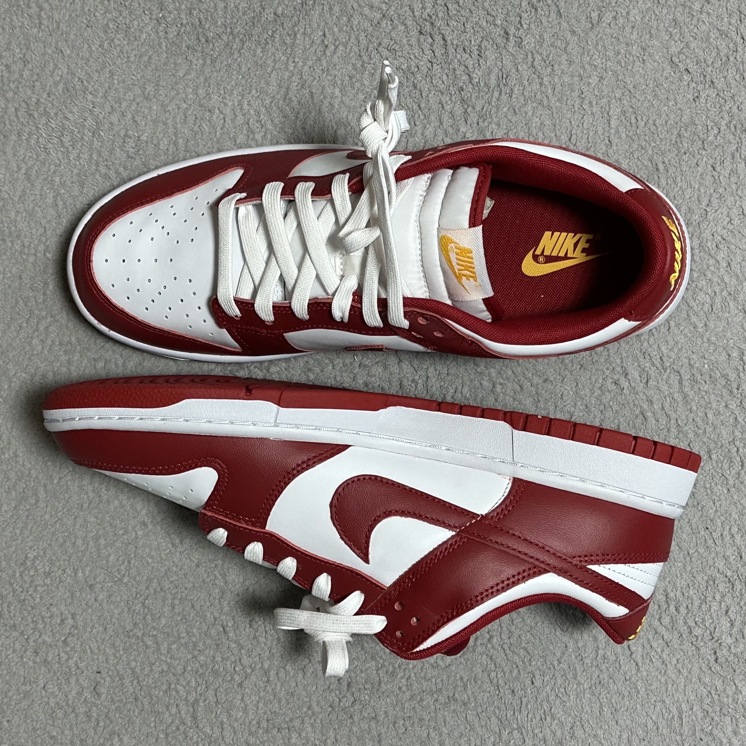 Nike Dunk Low Retro Gym Red 착용 스타일 - 1