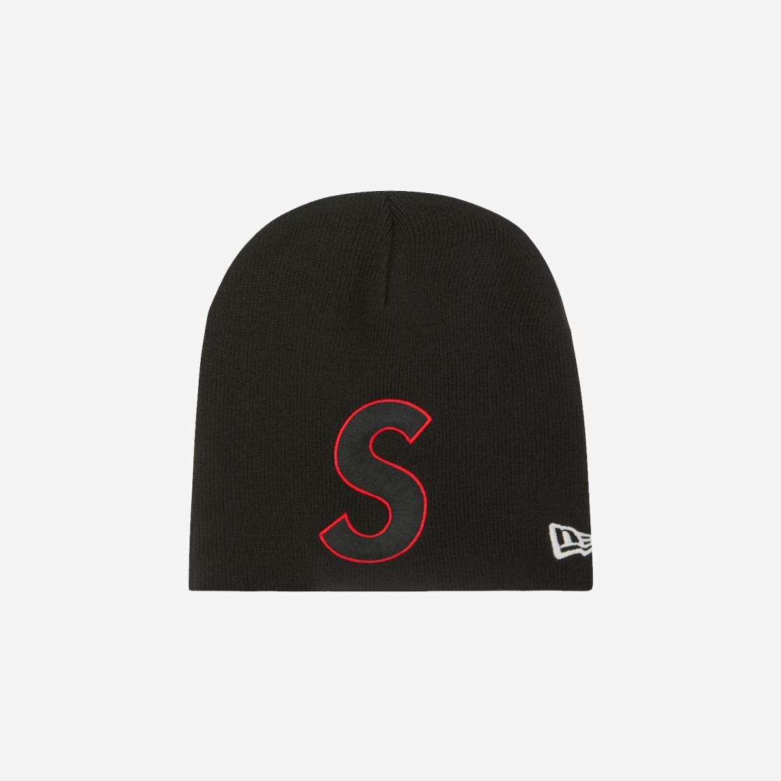 Supreme New Era S Logo Beanie Black - 23SS 상세 이미지 1