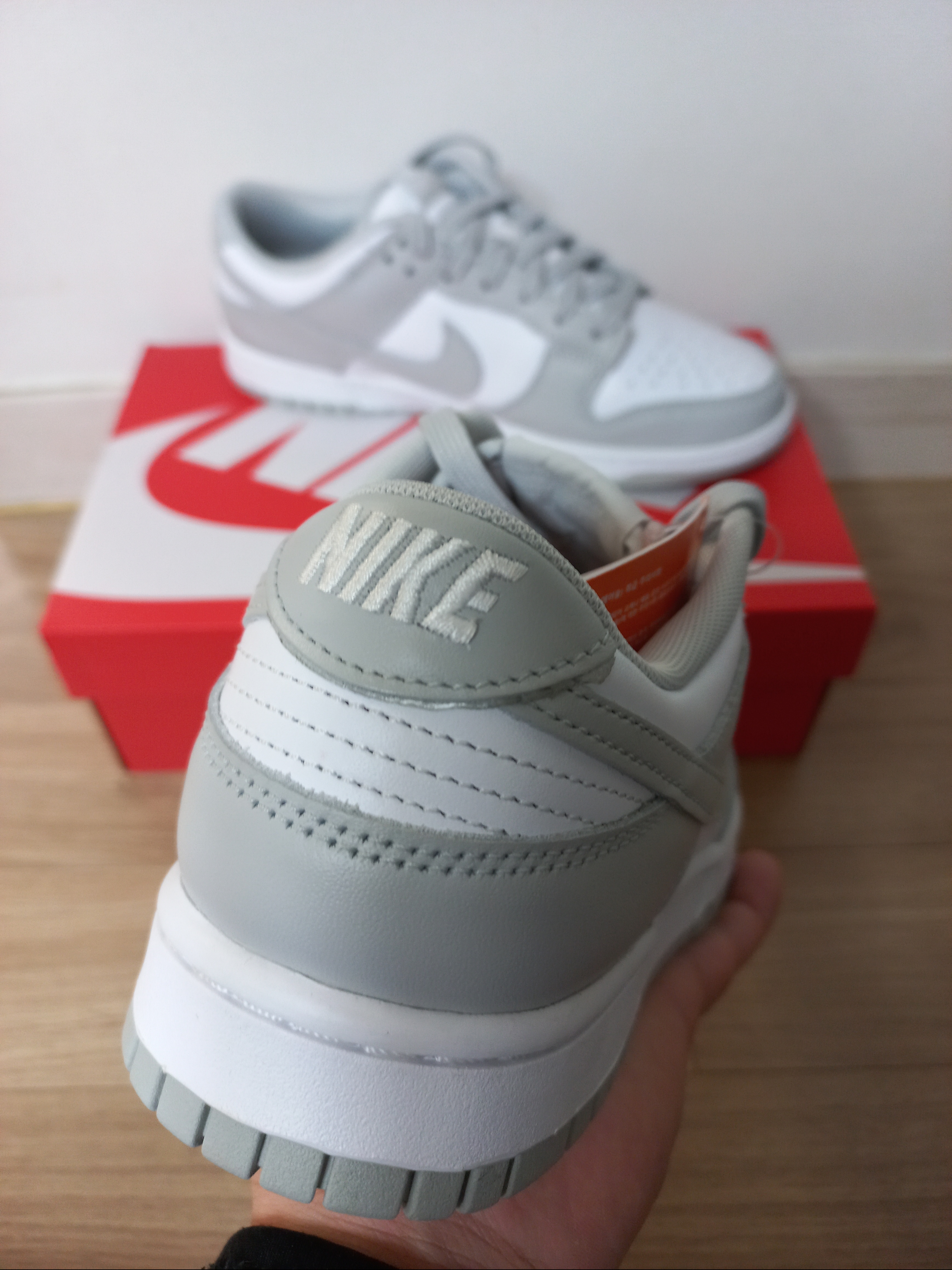 Nike Dunk Low Retro Grey Fog 착용 스타일 - 2
