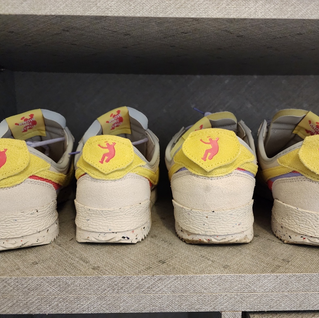Nike x Union Cortez SP Lemon Frost 착용 스타일 - 3