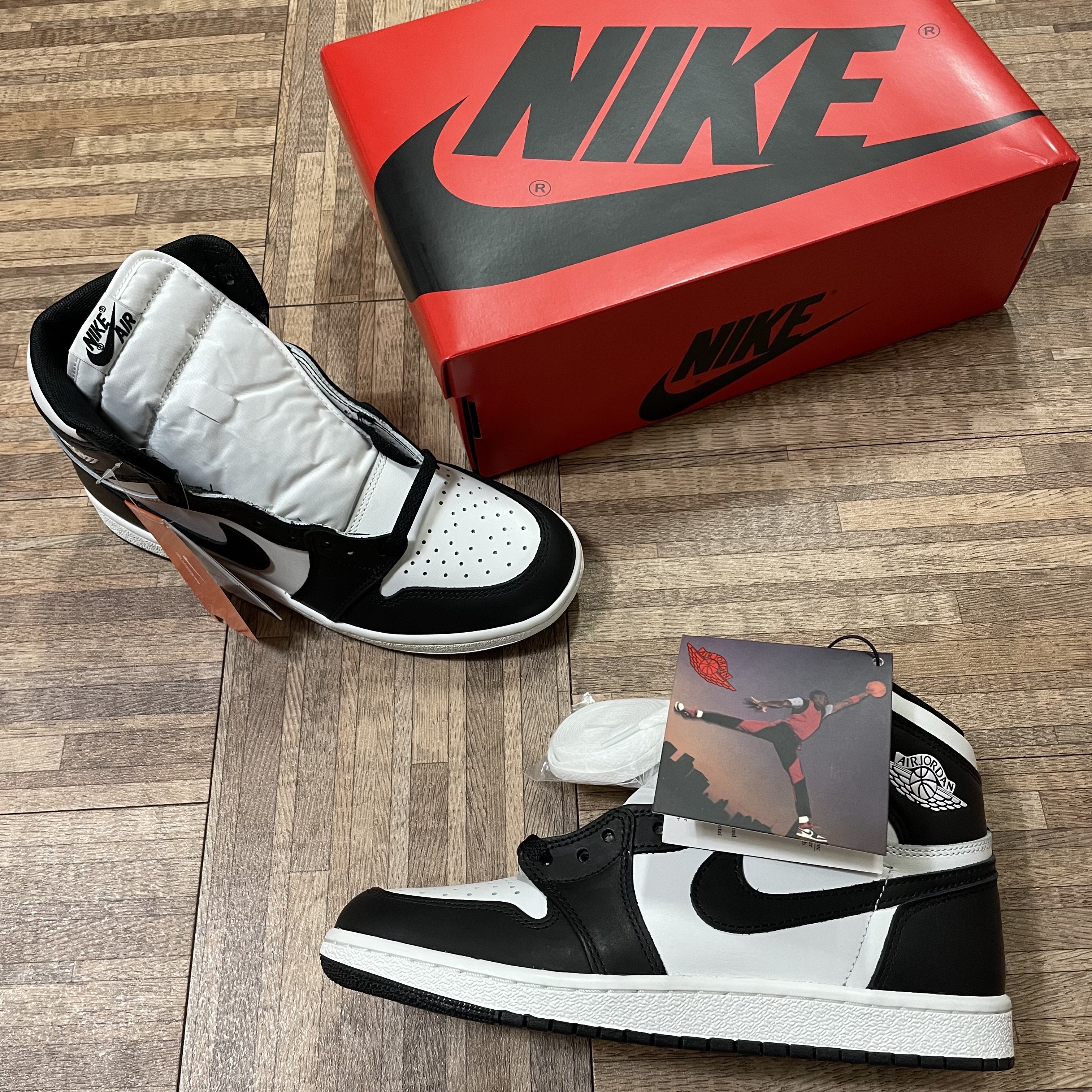 Jordan 1 High 85 Black White 착용 스타일