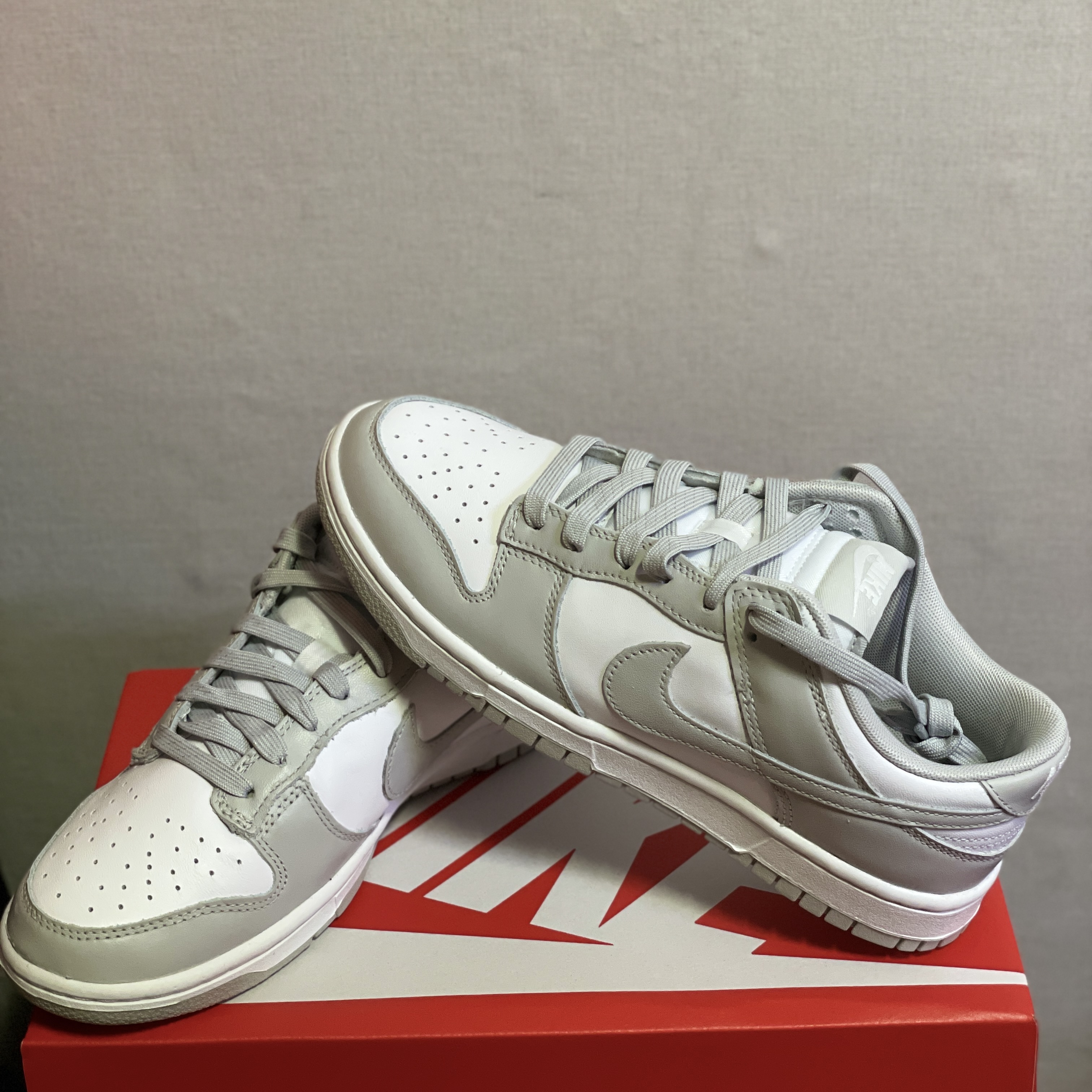 Nike Dunk Low Retro Grey Fog 착용 스타일 - 2