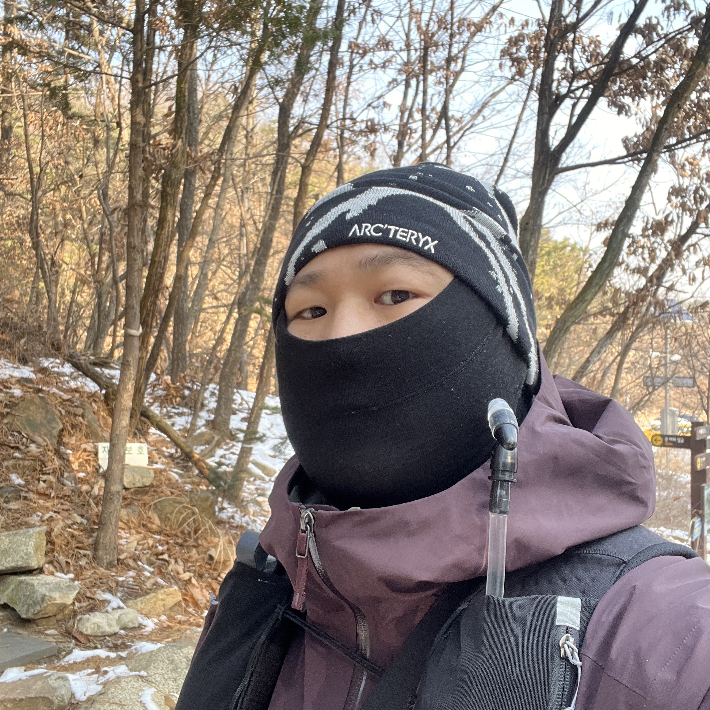 Arc'teryx Norvan Cap Black, Arc'teryx Beta LT Jacket Phantasm 착용 스타일 - 2