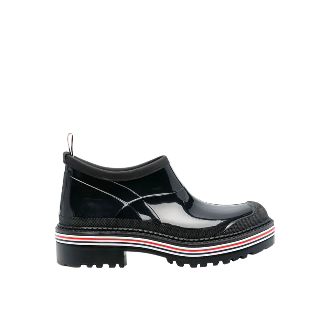 (W) 톰브라운 몰드 러버 가든 부츠 블랙((W) Thom Browne Molded Rubber Garden Boot Black) - 1