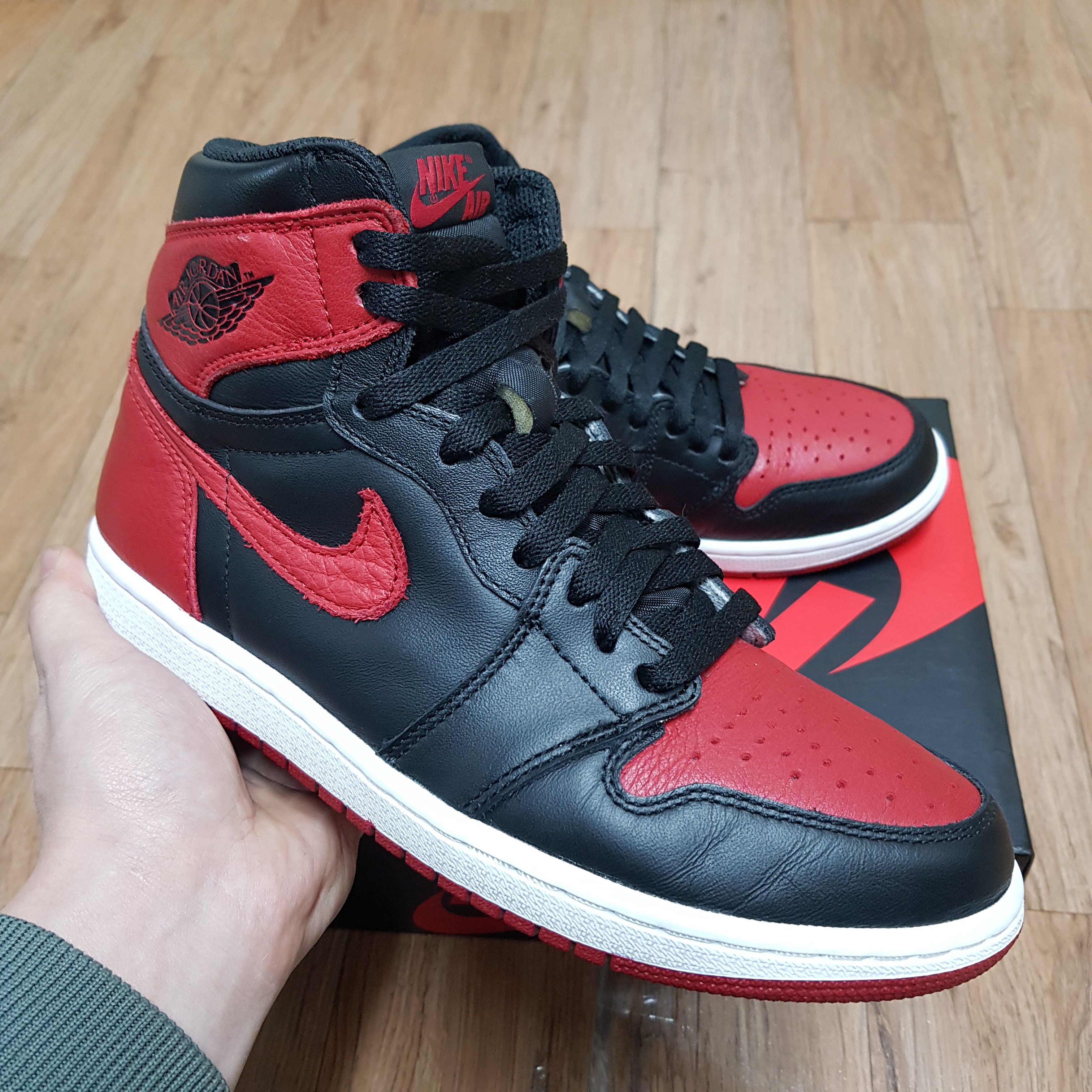 Jordan 1 Retro High OG Bred Banned 2016 착용 스타일 - 5
