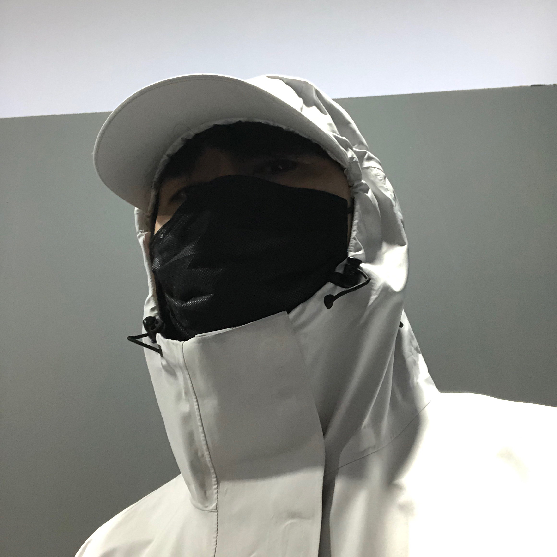 Palace Gore-Tex P Cap Jacket Grey - 21SS 착용 스타일 - 3