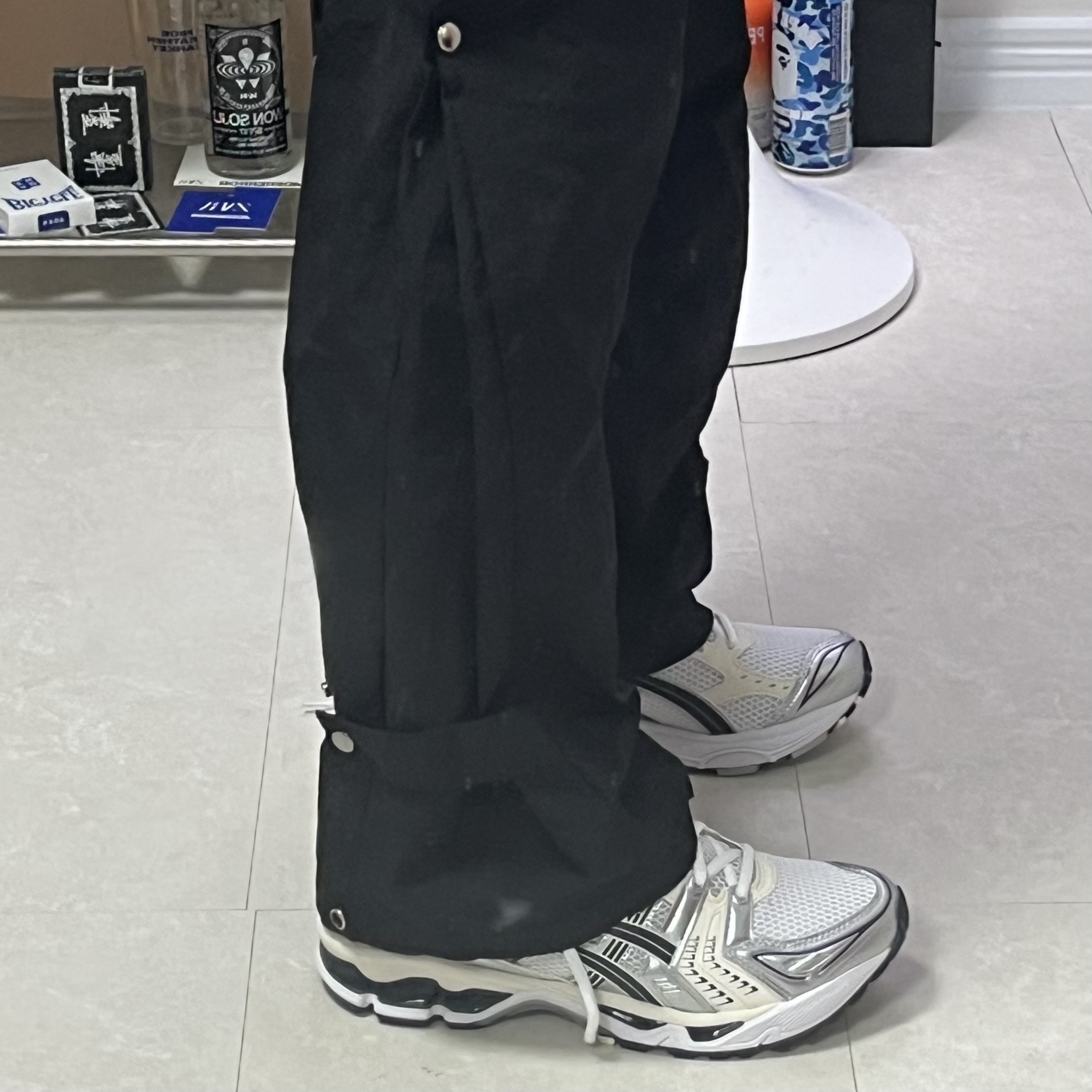 (W) Asics Gel-Kayano 14 White Midnight 착용 스타일 - 2