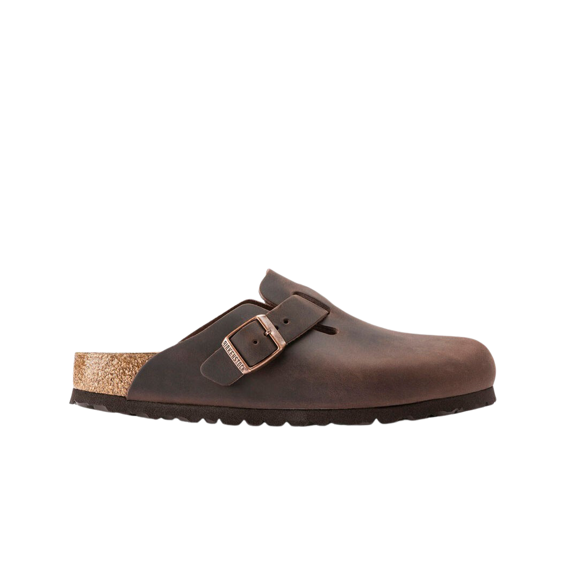 860133 Birkenstock Boston Oiled Leather Habana - Narrow