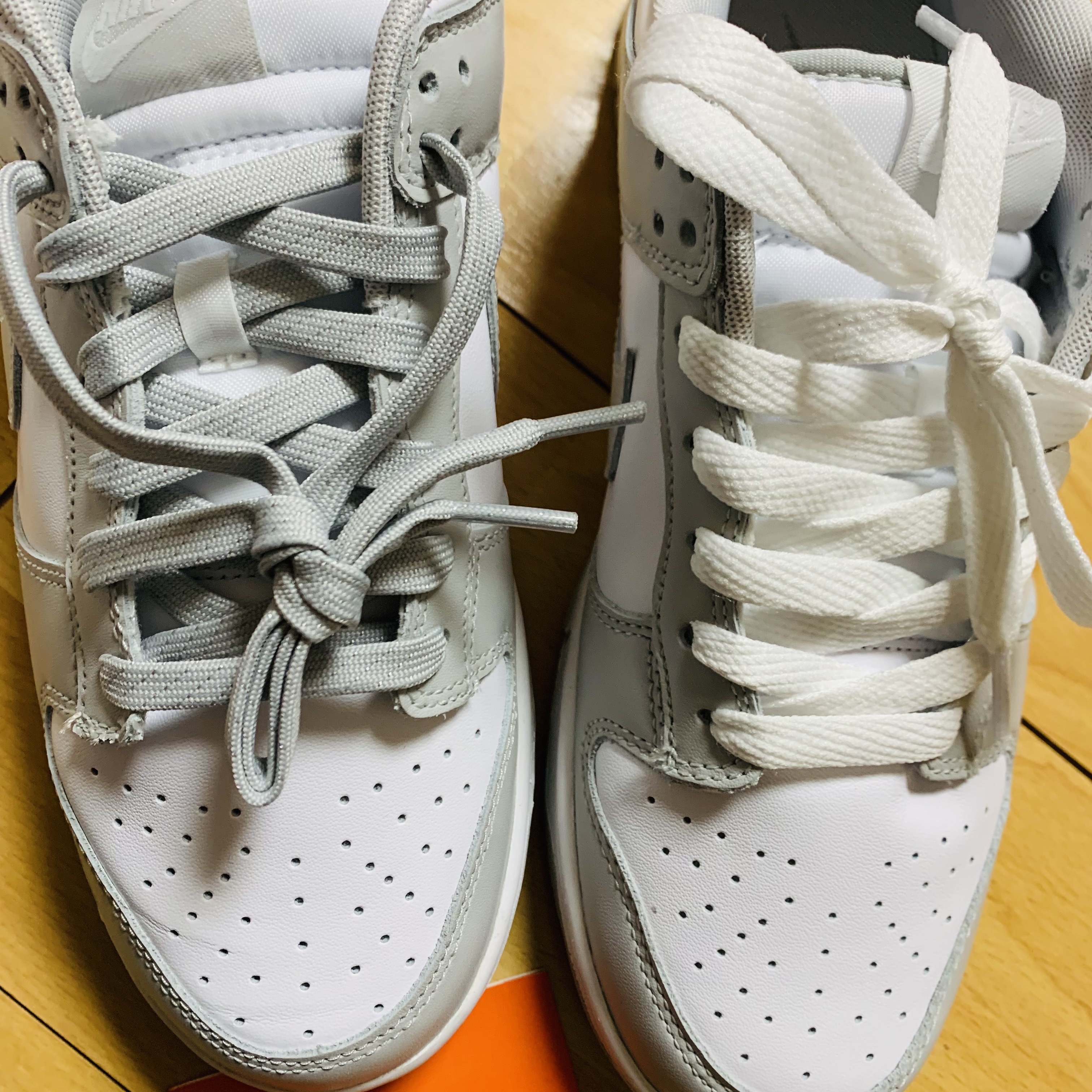 Nike Dunk Low Retro Grey Fog 착용 스타일 - 2