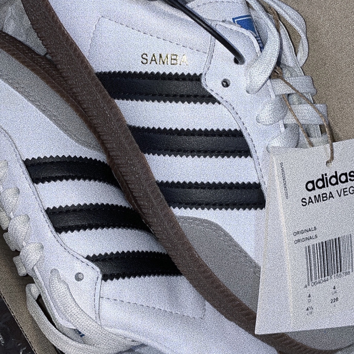 Adidas Samba Vegan White Black 착용 스타일 - 3