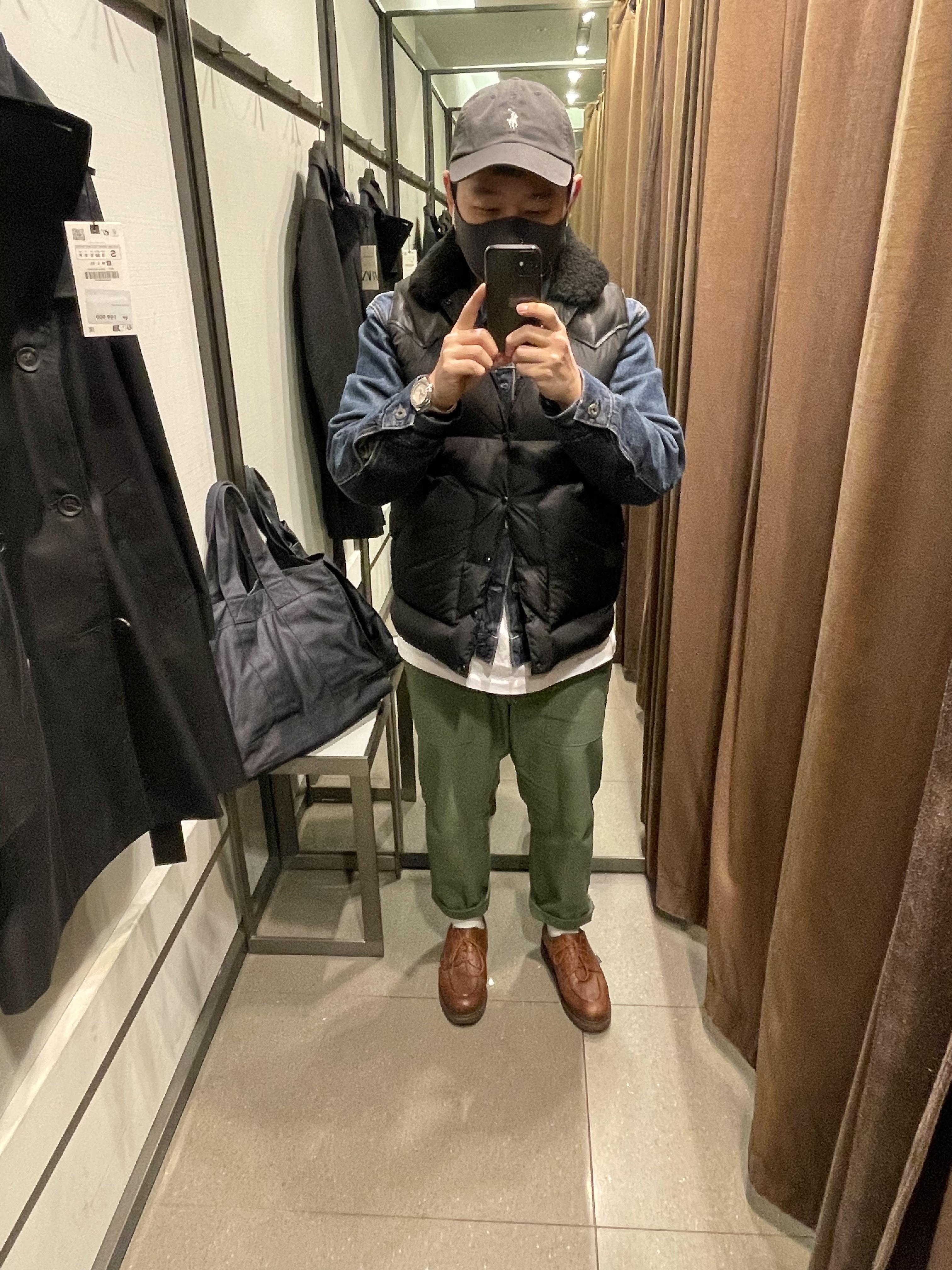 [30% 적립] Polo Ralph Lauren Cotton Chino Ball Cap Newport Navy, Paraboot Chambord Tex Lisse Marron 착용 스타일 - 2