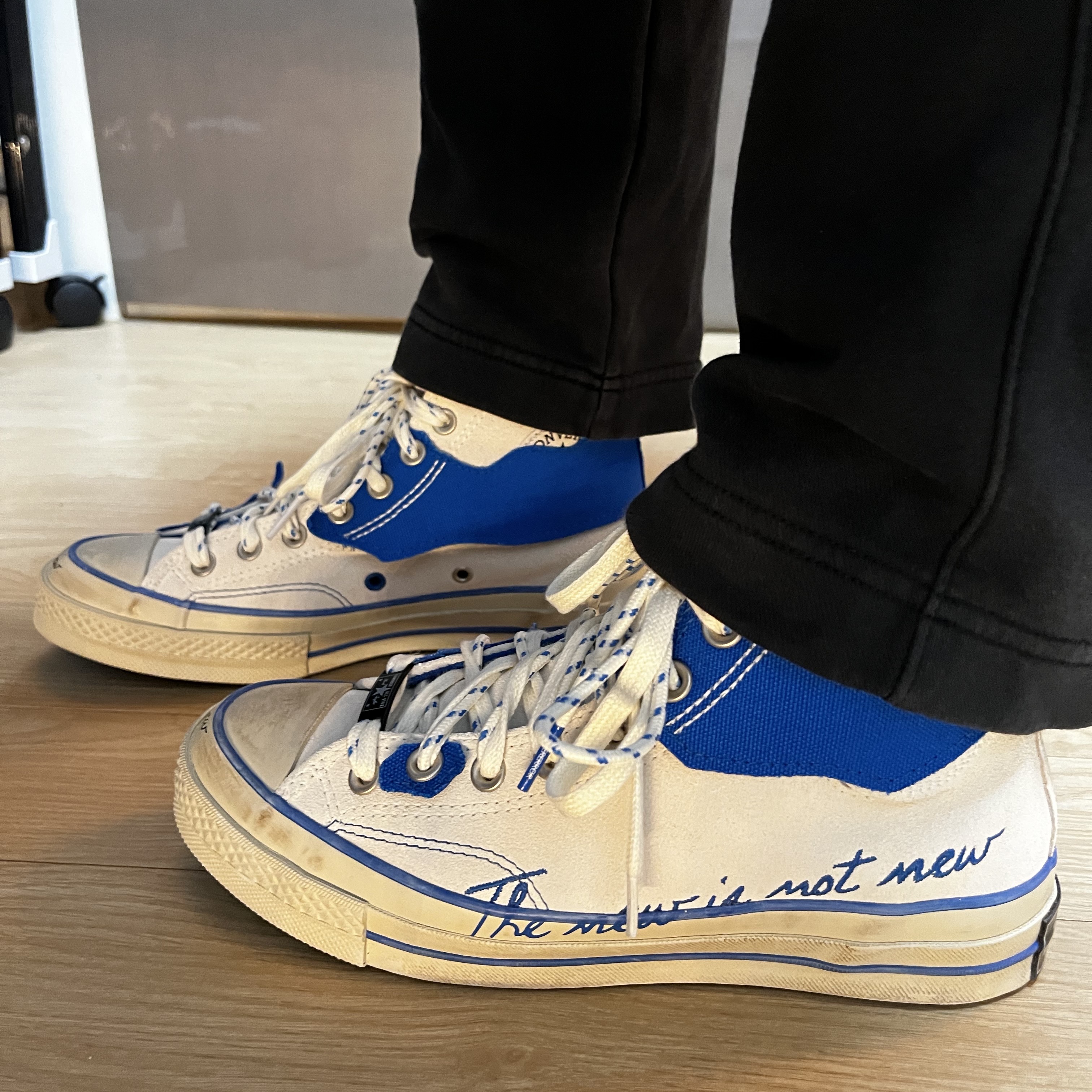 Converse x Ader Error Chuck 70 High White 착용 스타일 - 1