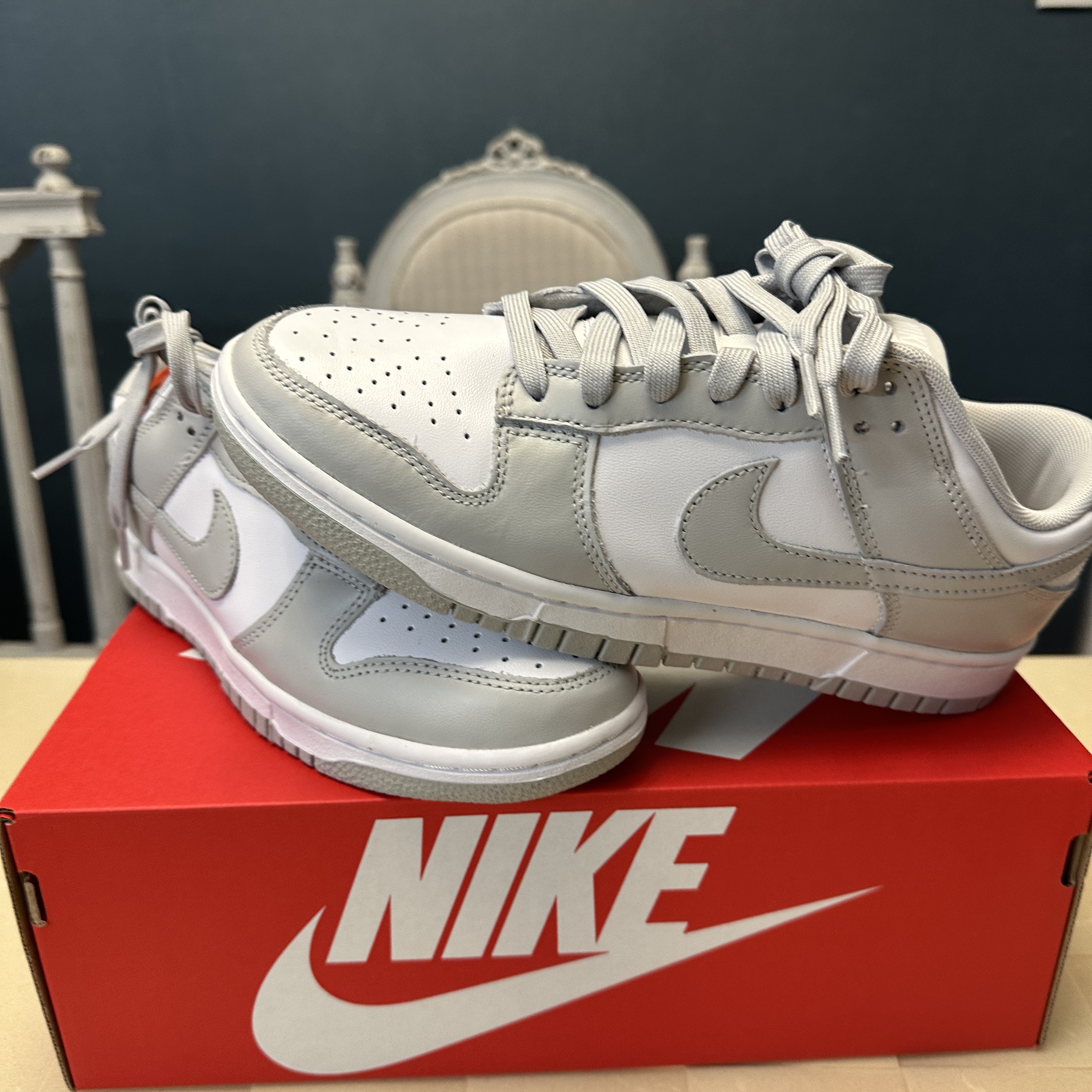 Nike Dunk Low Retro Grey Fog 착용 스타일