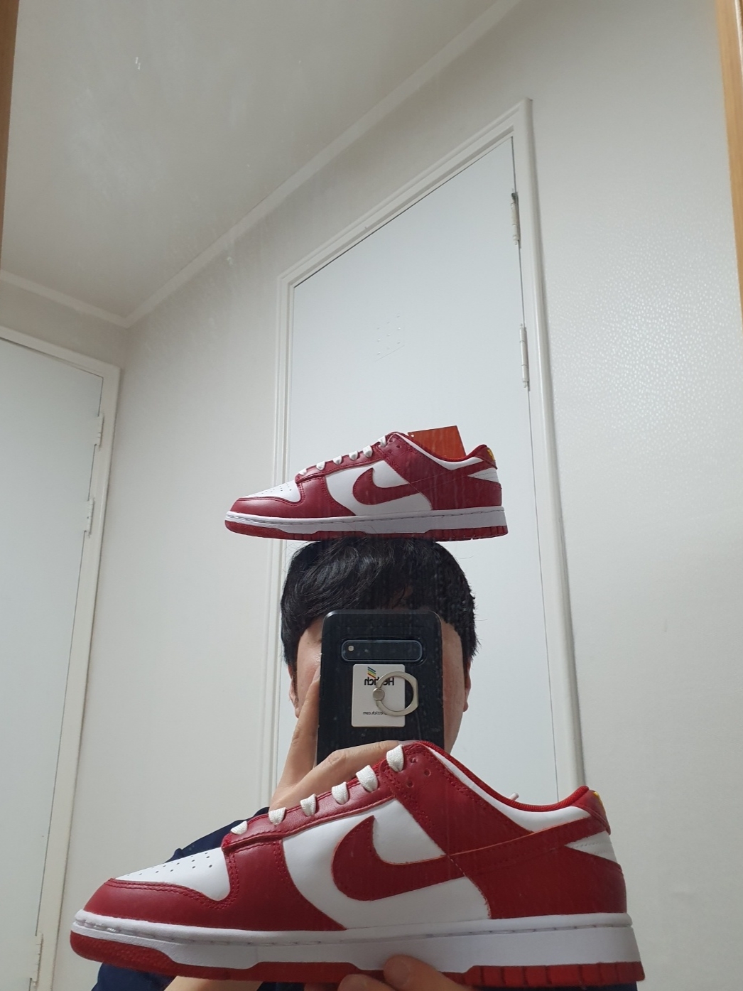 Nike Dunk Low Retro Gym Red 착용 스타일