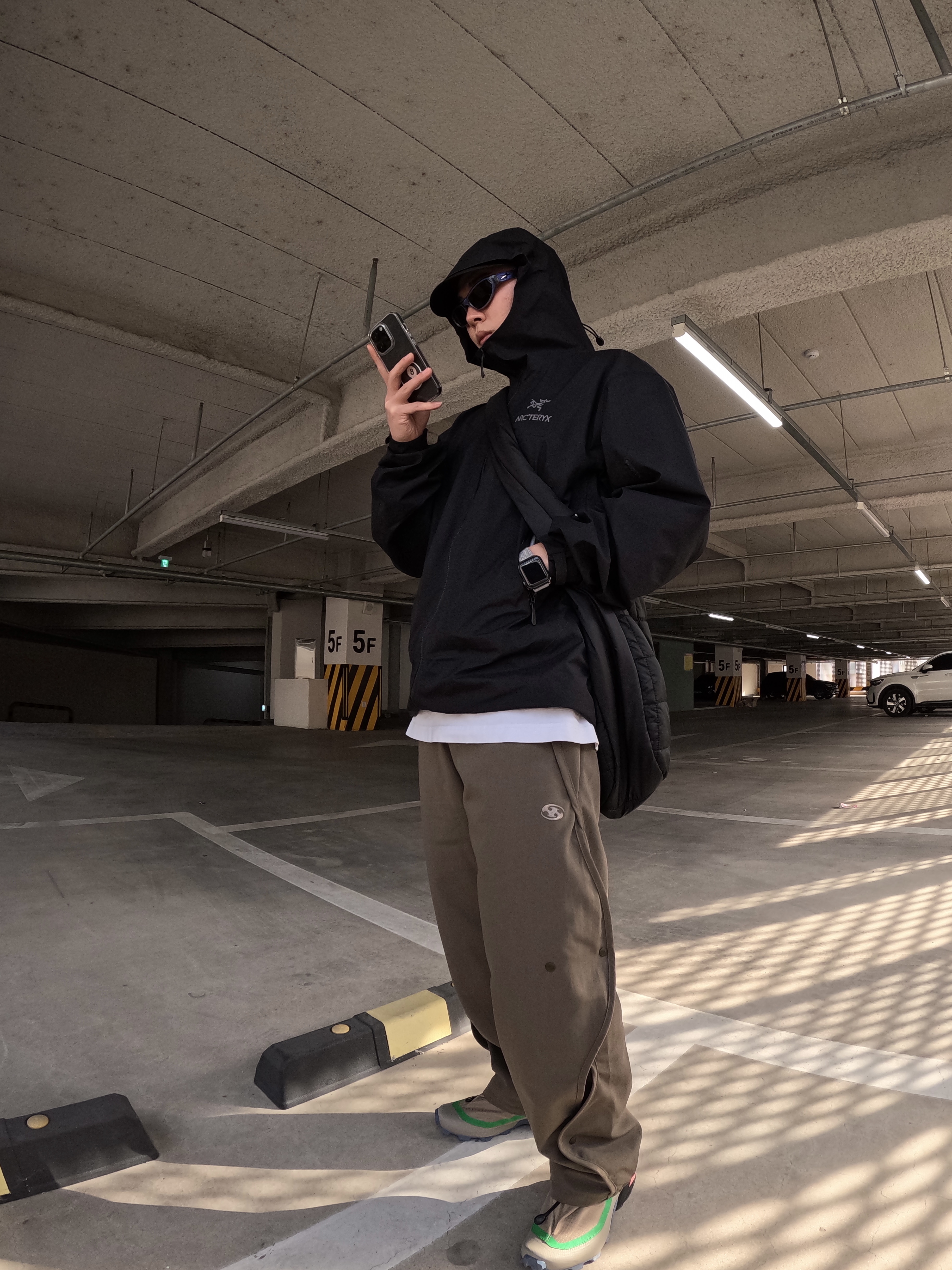 Arc'teryx Bird Head Toque Phenom, Sansan Gear Heavyweight Down Jacket Jade - 22FW 착용 스타일 - 3