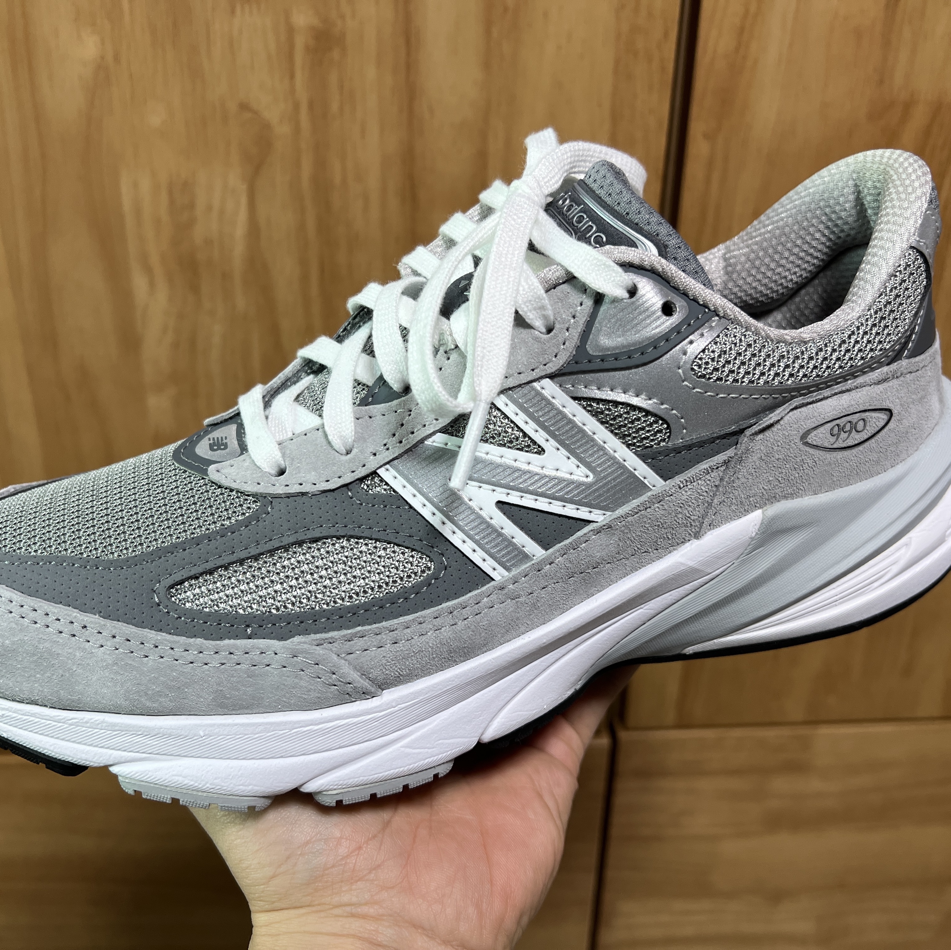 New Balance 990v6 Made in USA Grey - D Standard, New Balance 992 Made in USA Grey - D Standard 착용 스타일 - 4