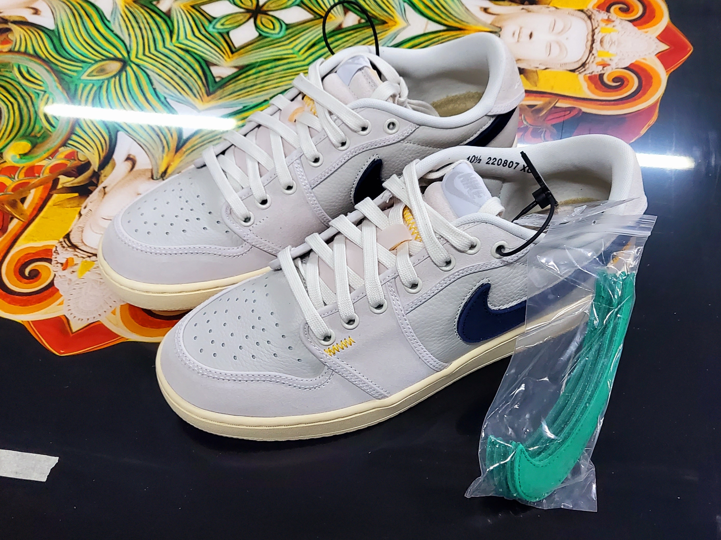 Jordan 1 x Union KO Low Sail Neutral Grey 착용 스타일 - 1