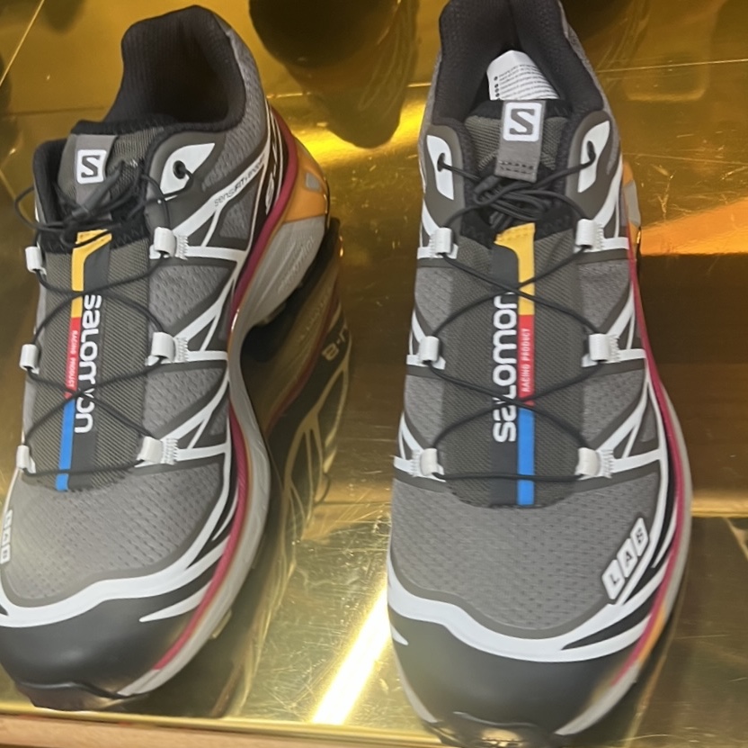 Salomon XT-6 Beluga Russet Orange 착용 스타일