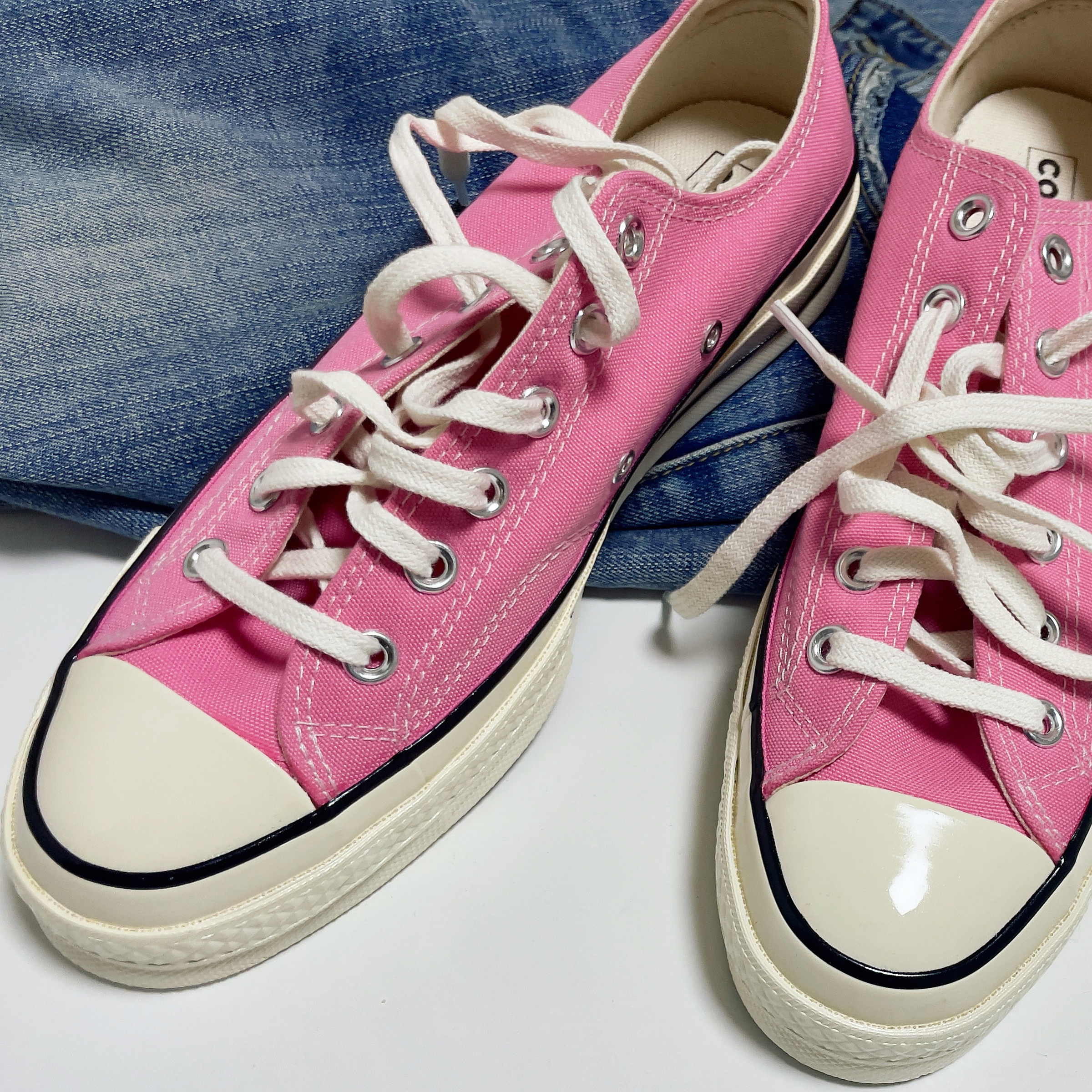 Converse Chuck 70 Ox Vintage Canvas Pink 착용 스타일