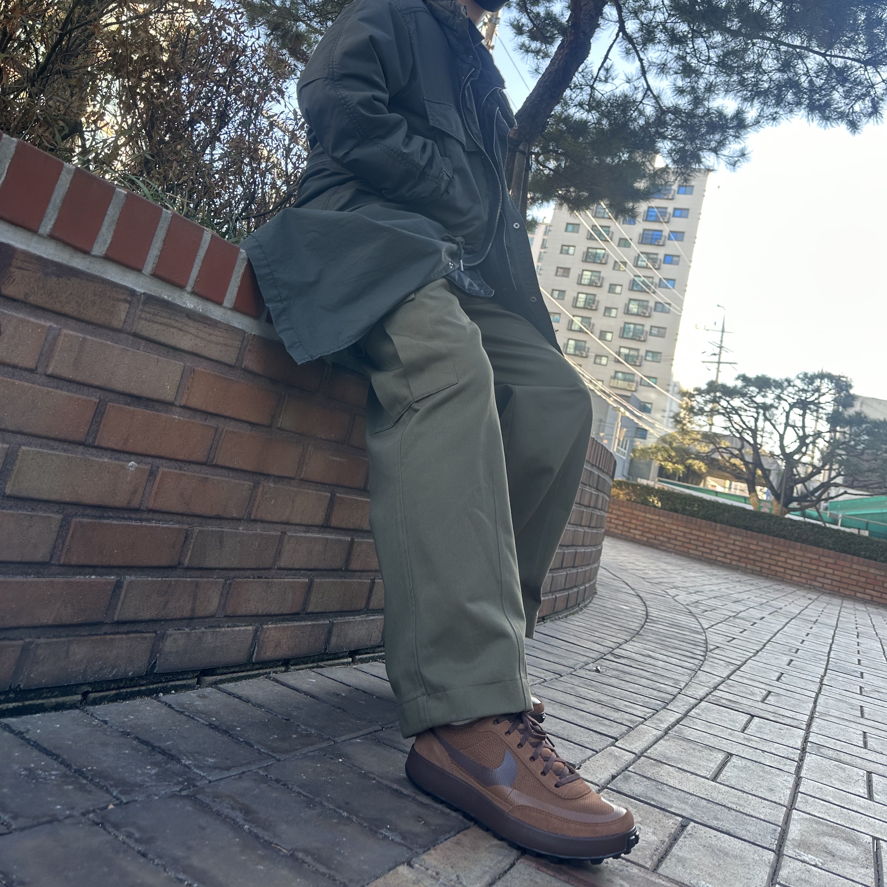 Nike x Tom Sachs General Purpose Shoe Brown 착용 스타일