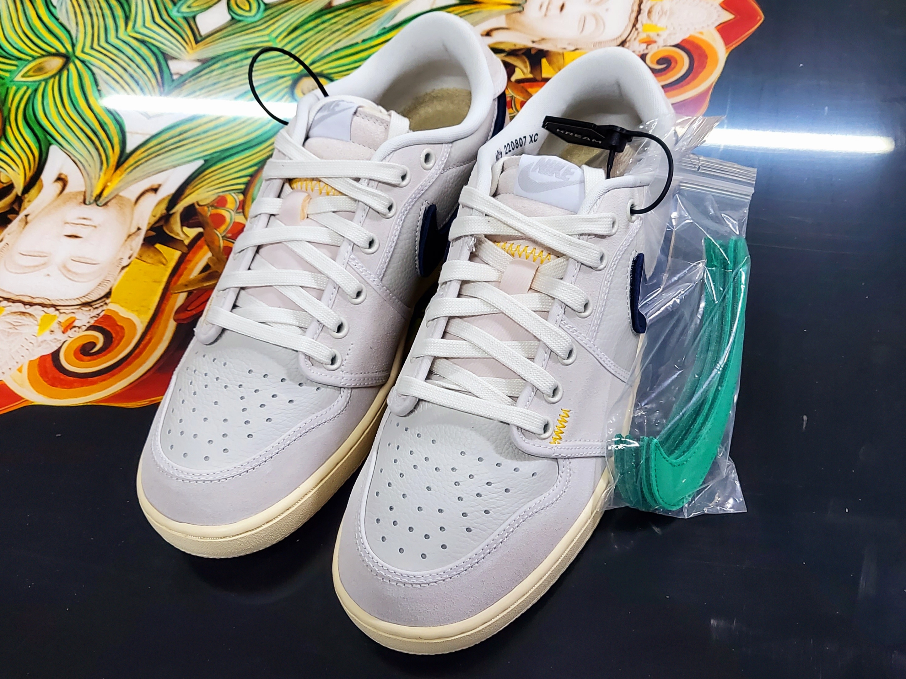 Jordan 1 x Union KO Low Sail Neutral Grey 착용 스타일 - 3