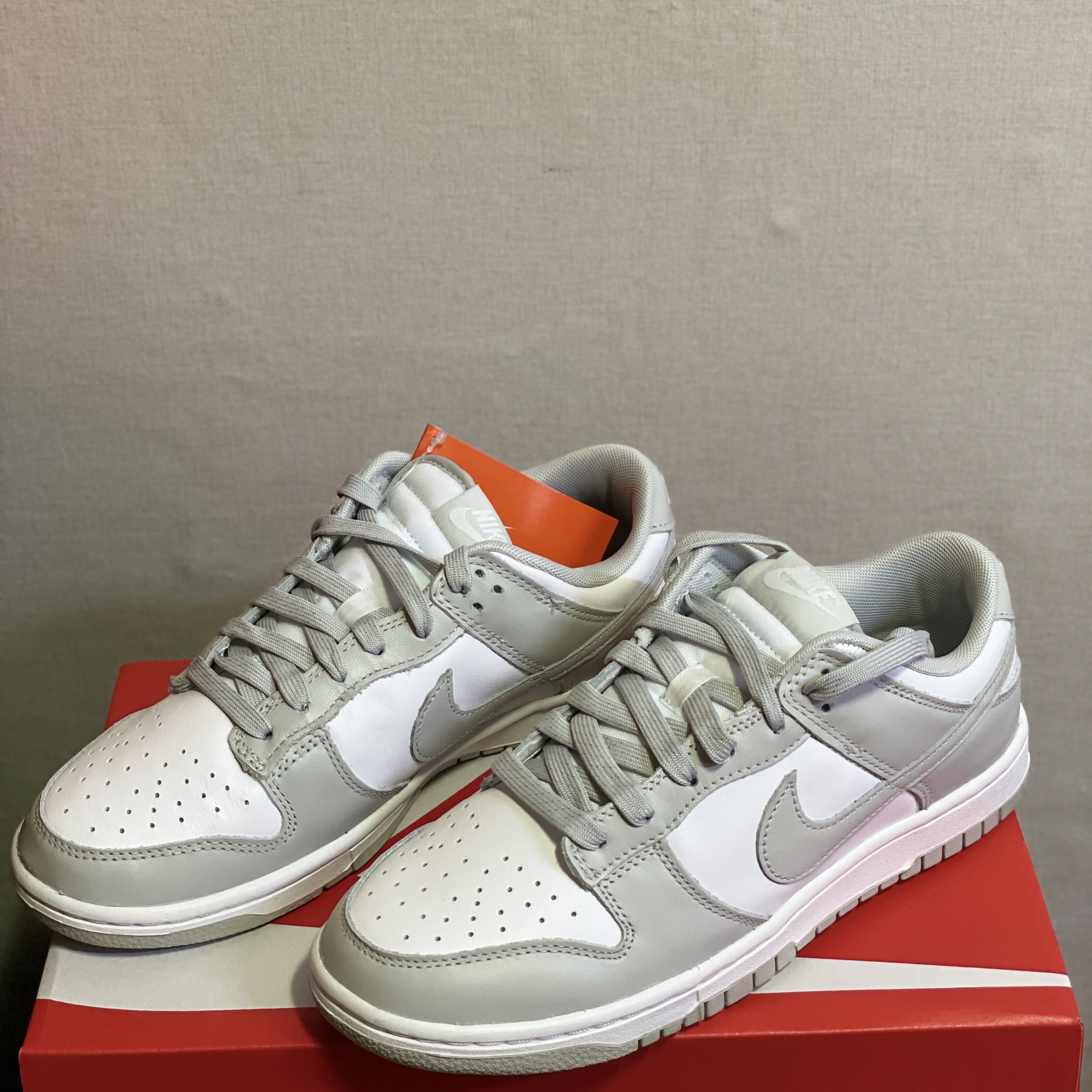 Nike Dunk Low Retro Grey Fog 착용 스타일 - 1
