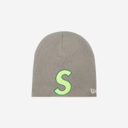 Supreme New Era S Logo Beanie Grey - 23SS