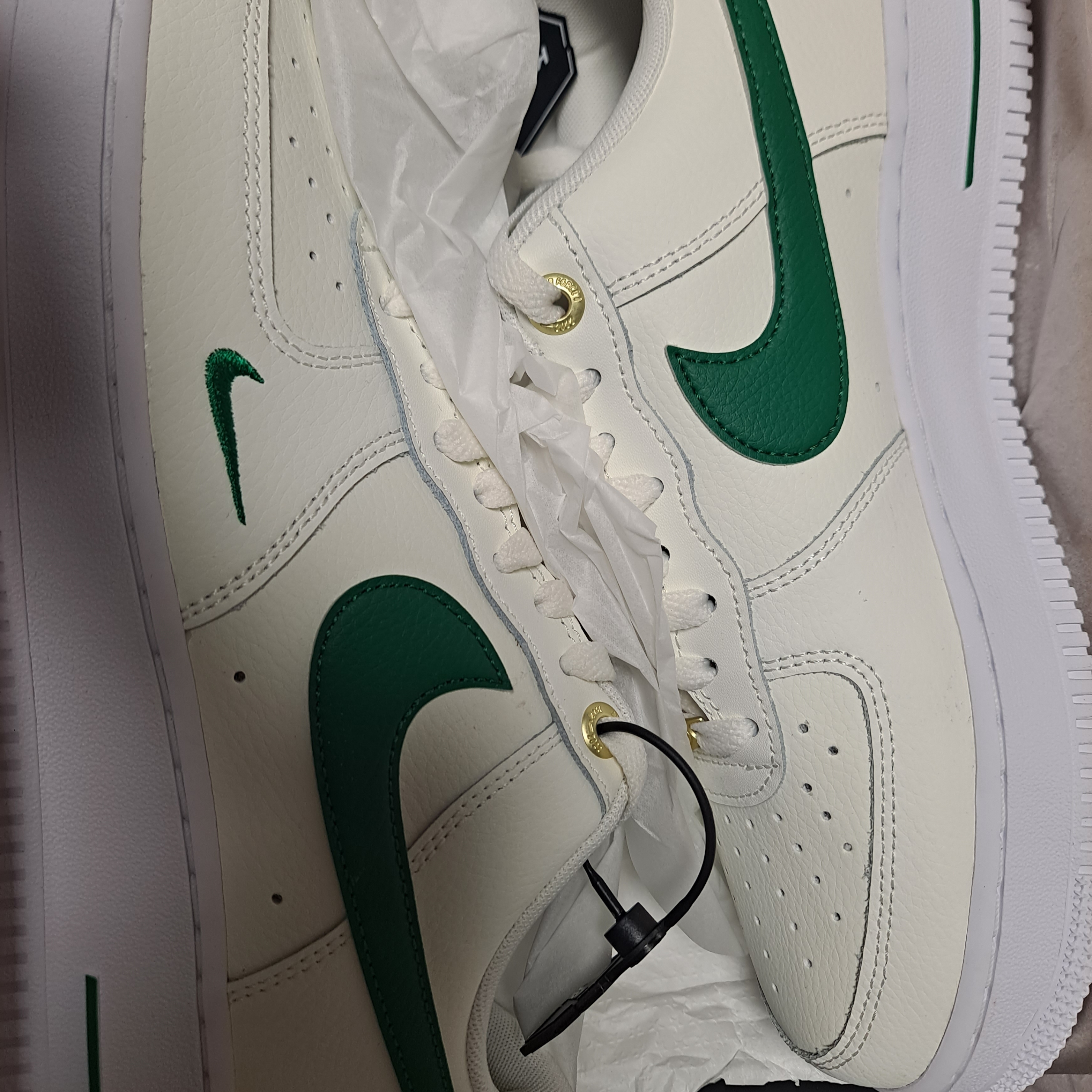 Nike Air Force 1 '07 LV8 40th Anniversary Join Forces Sail Malachite 착용 스타일
