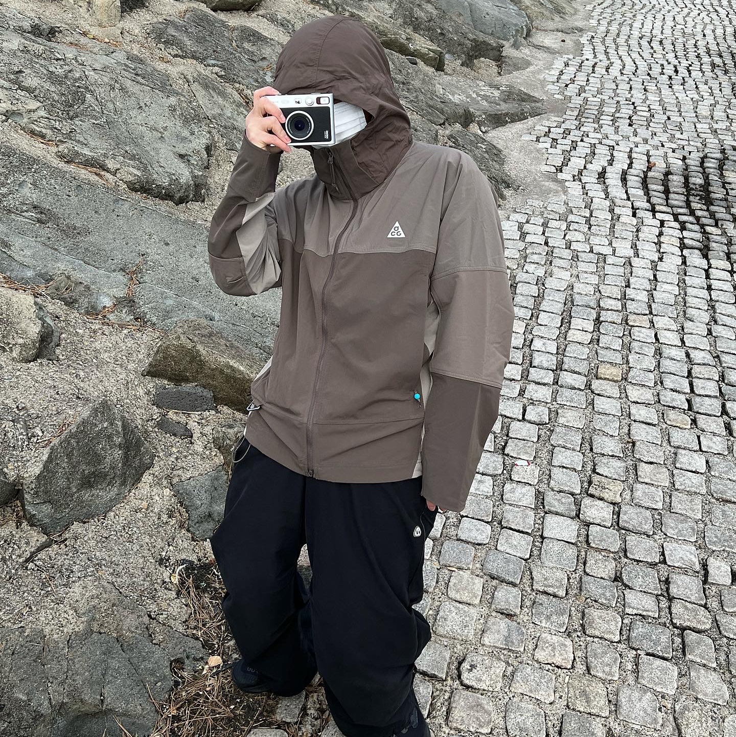 Nike ACG Sun Farer Jacket Ironstone - Asia 착용 스타일 - 3