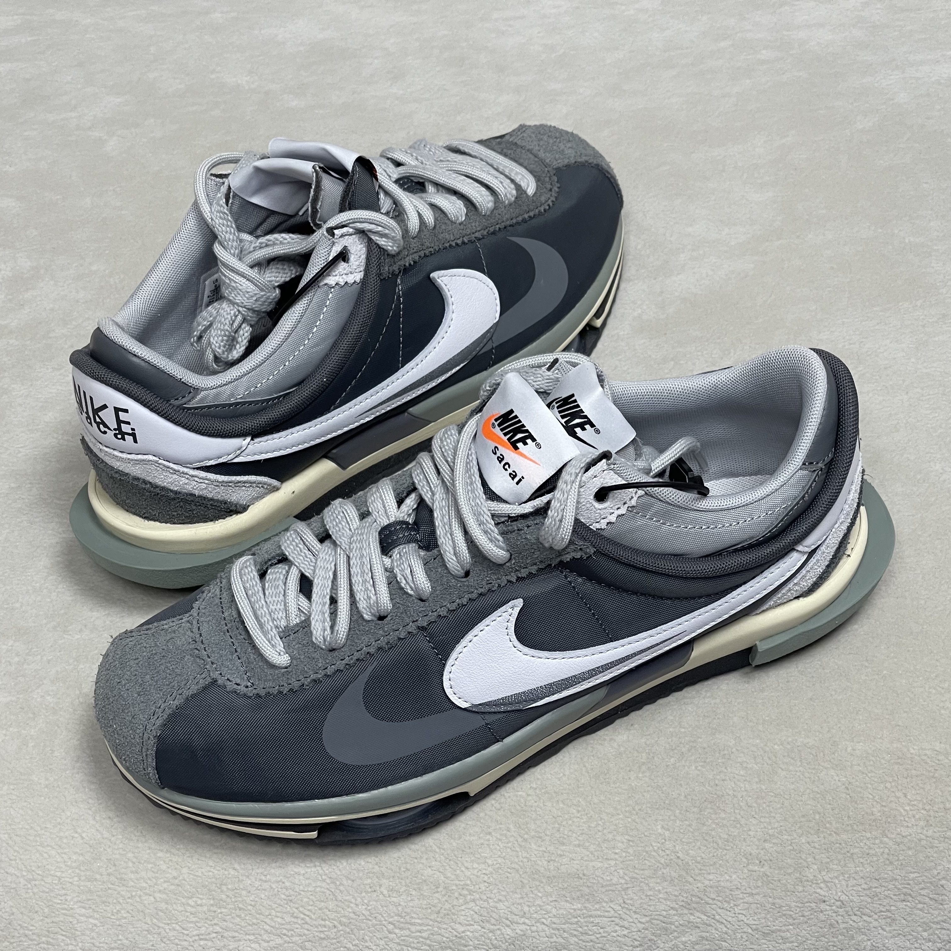 Nike x Sacai Zoom Cortez SP Iron Grey 착용 스타일