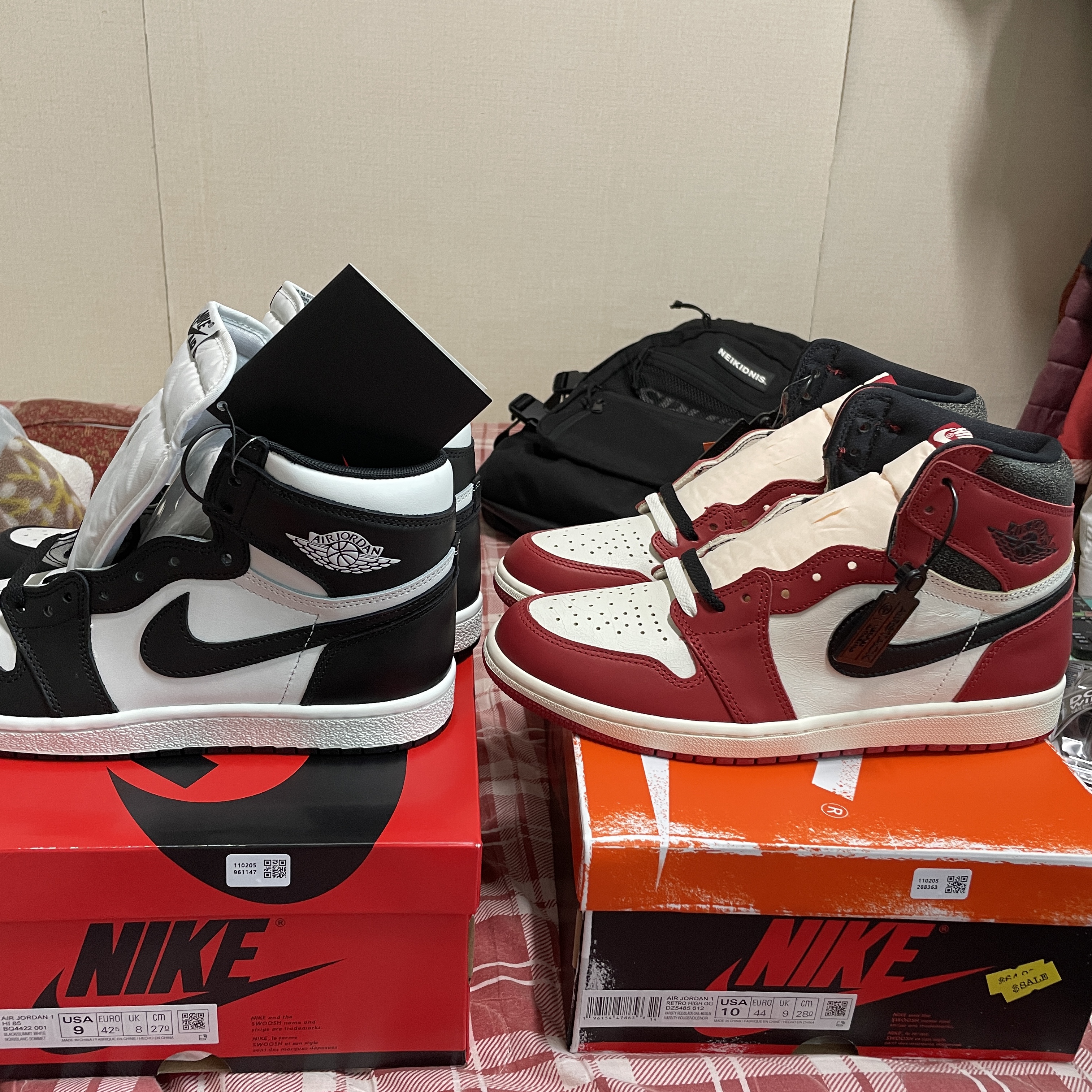 Jordan 1 High 85 Black White 착용 스타일 - 3