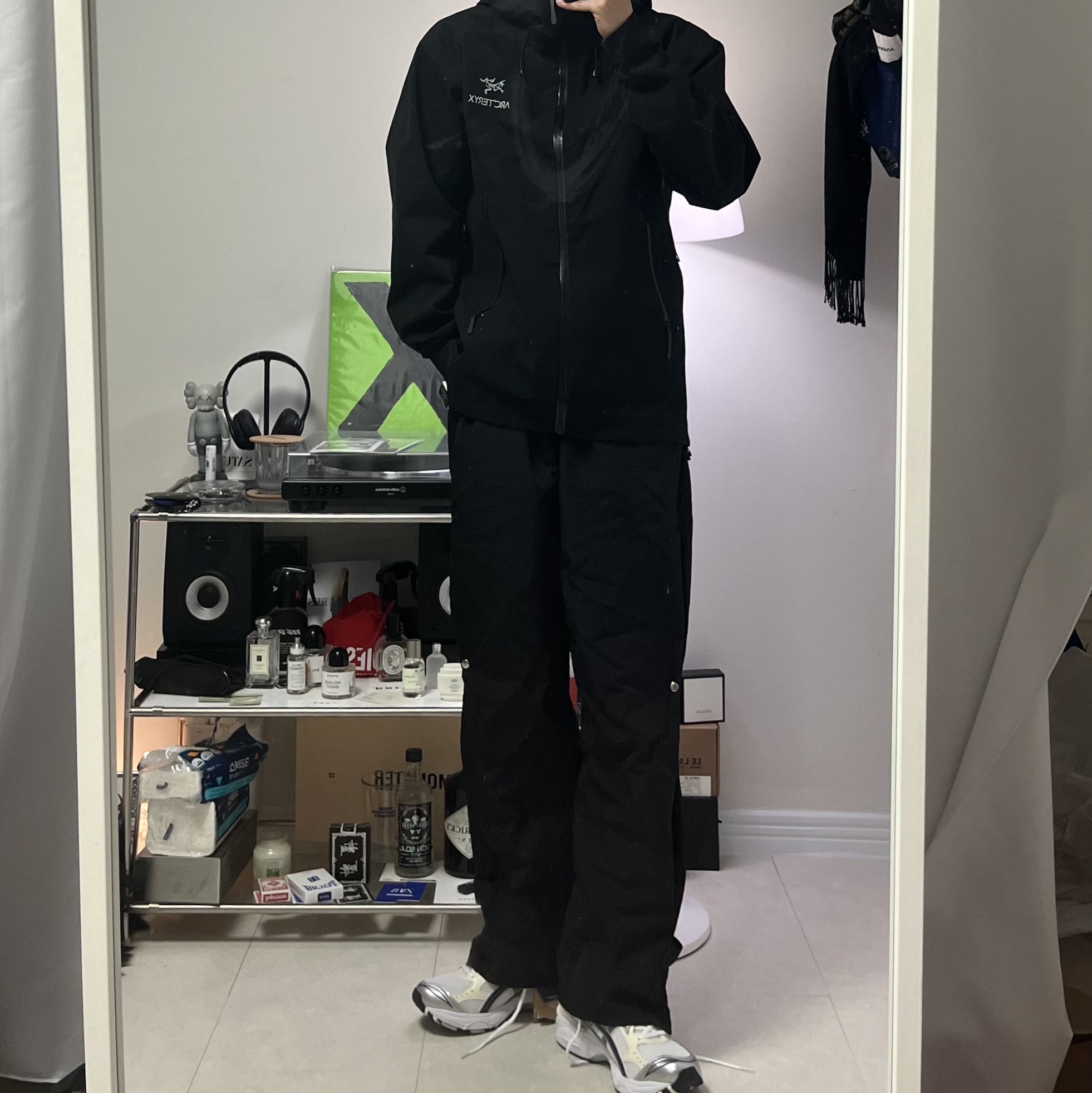 (W) Asics Gel-Kayano 14 White Midnight 착용 스타일 - 1