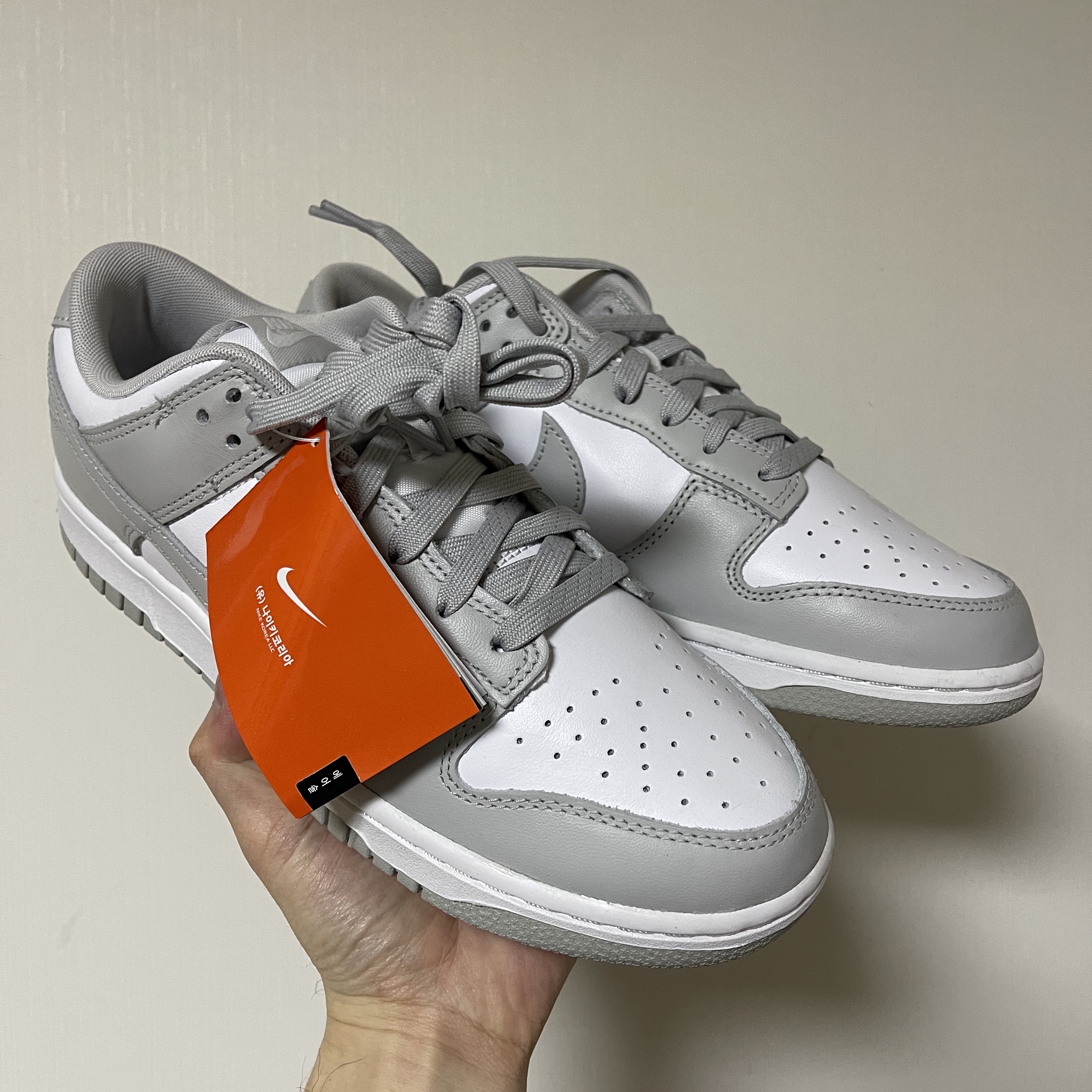 Nike Dunk Low Retro Grey Fog 착용 스타일 - 3