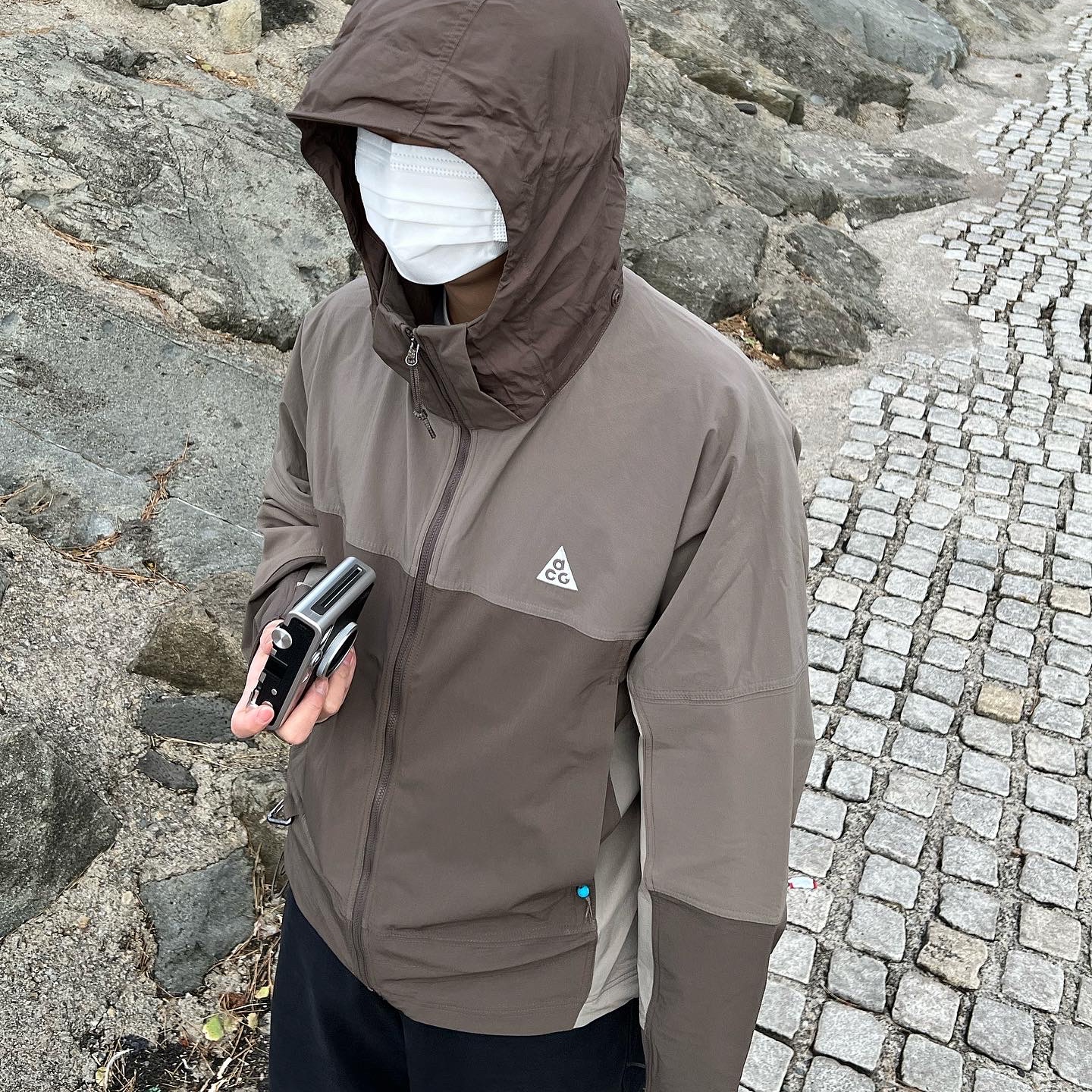Nike ACG Sun Farer Jacket Ironstone - Asia 착용 스타일 - 1