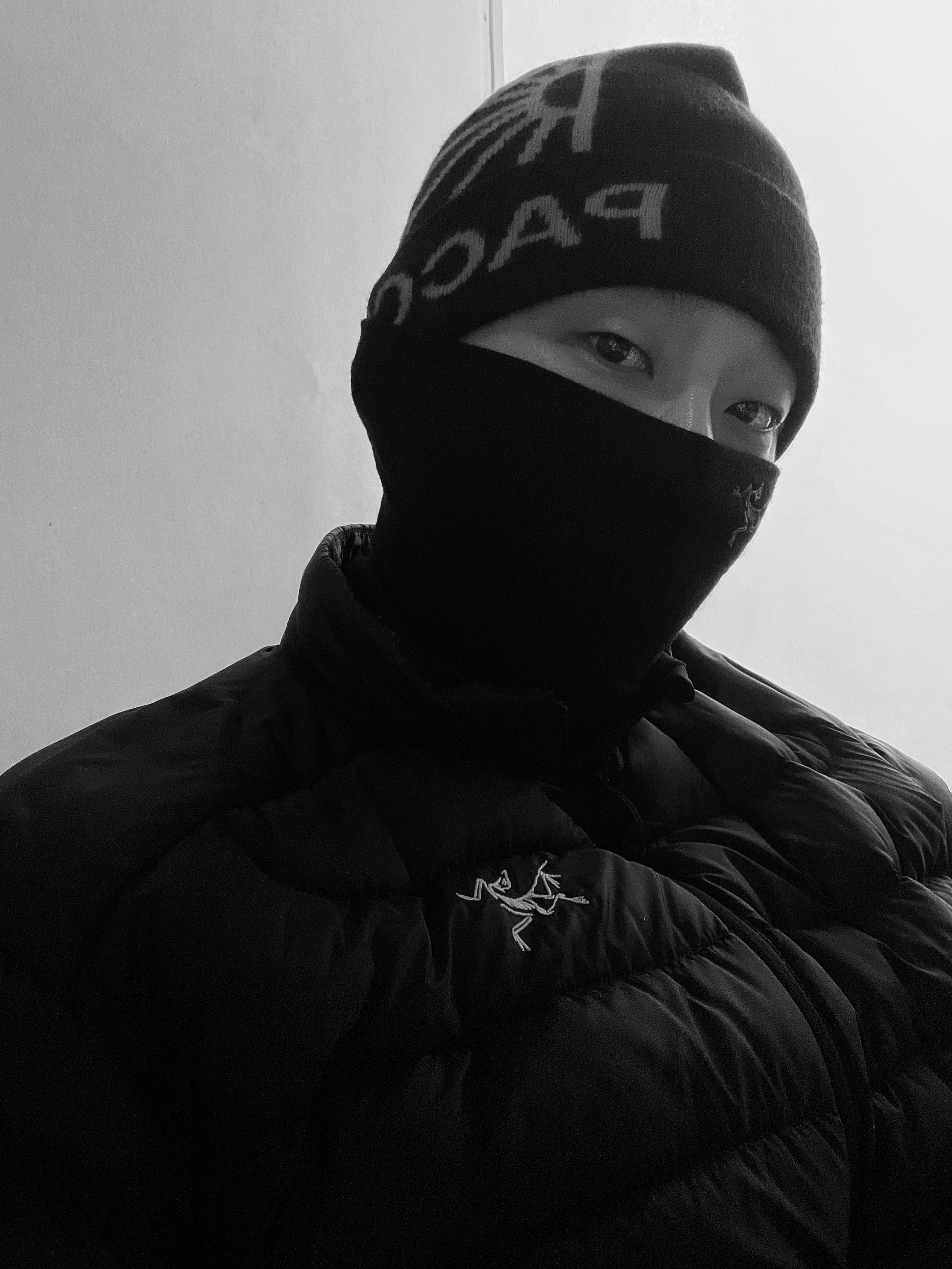 Arc'teryx Cerium Hoody Black 착용 스타일
